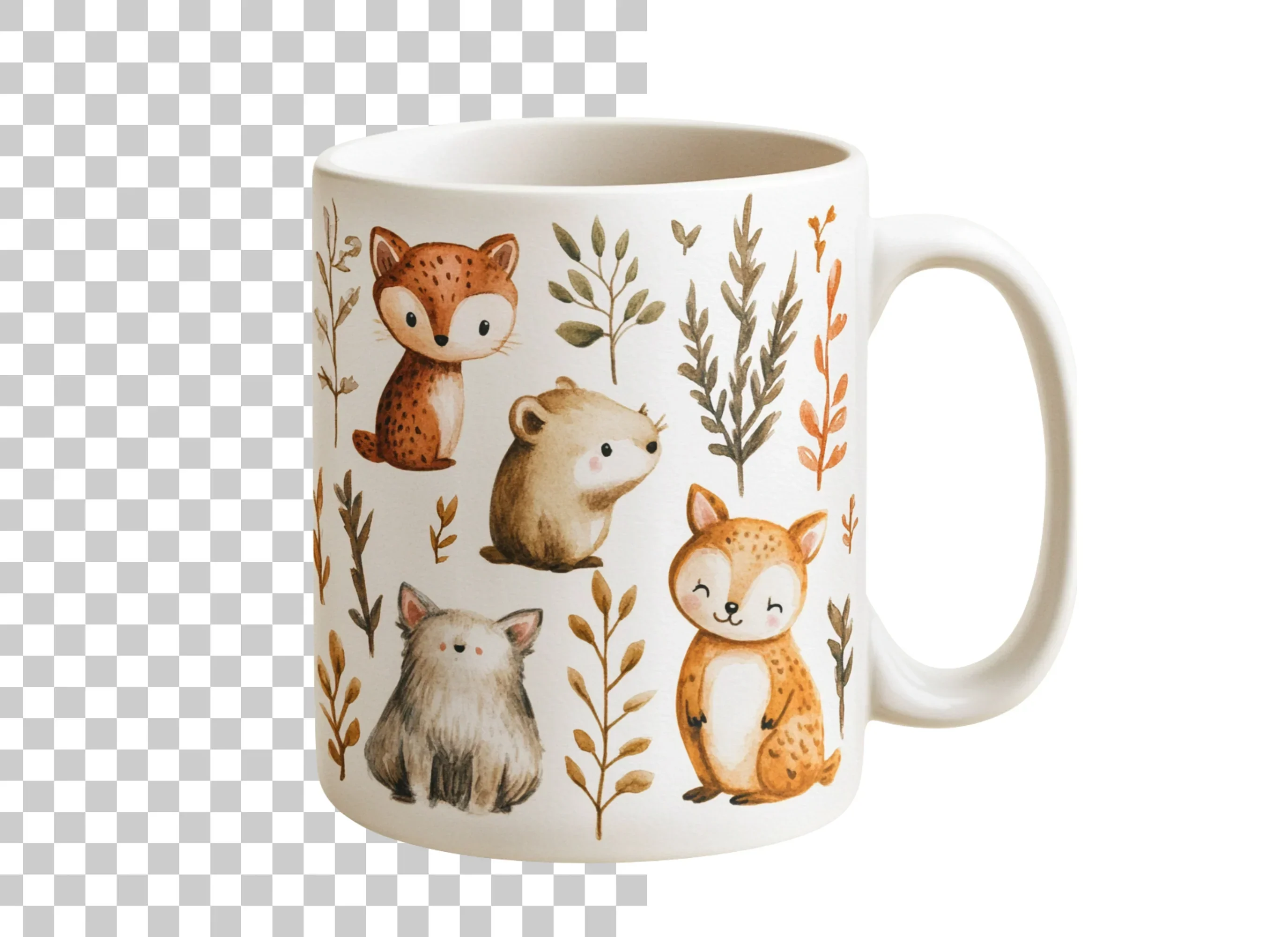 Forest Friends Animal Clipart Bundle - Image 6