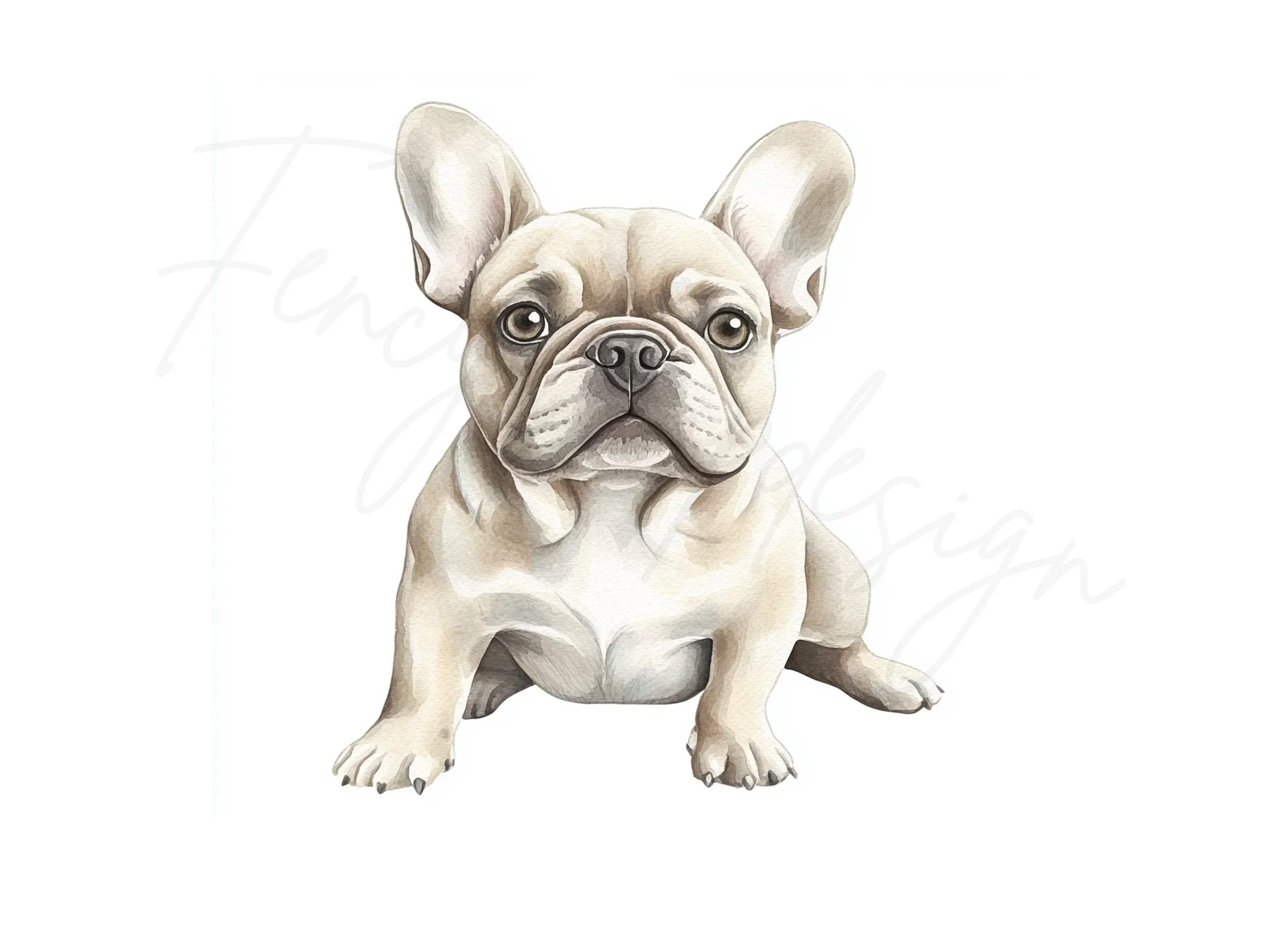 French Bulldog Puppies Clipart Bundle - Image 3