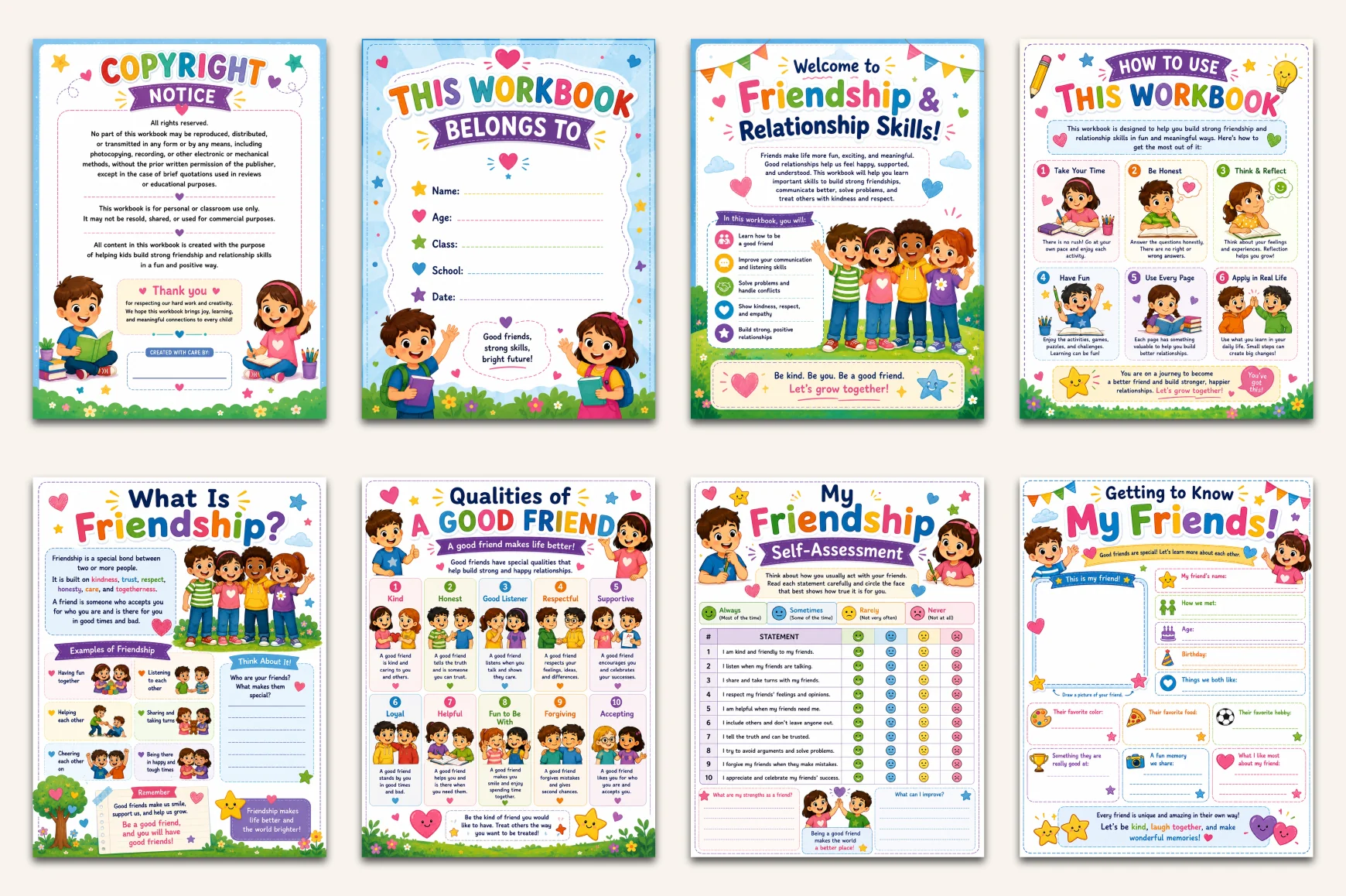 Friendship Relationship Skills Workbook - Image 2