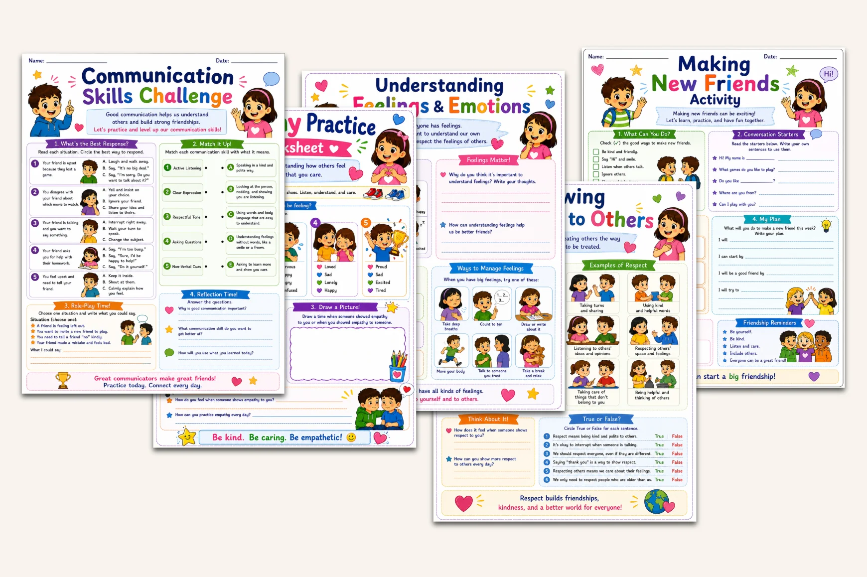Friendship Relationship Skills Workbook - Image 3