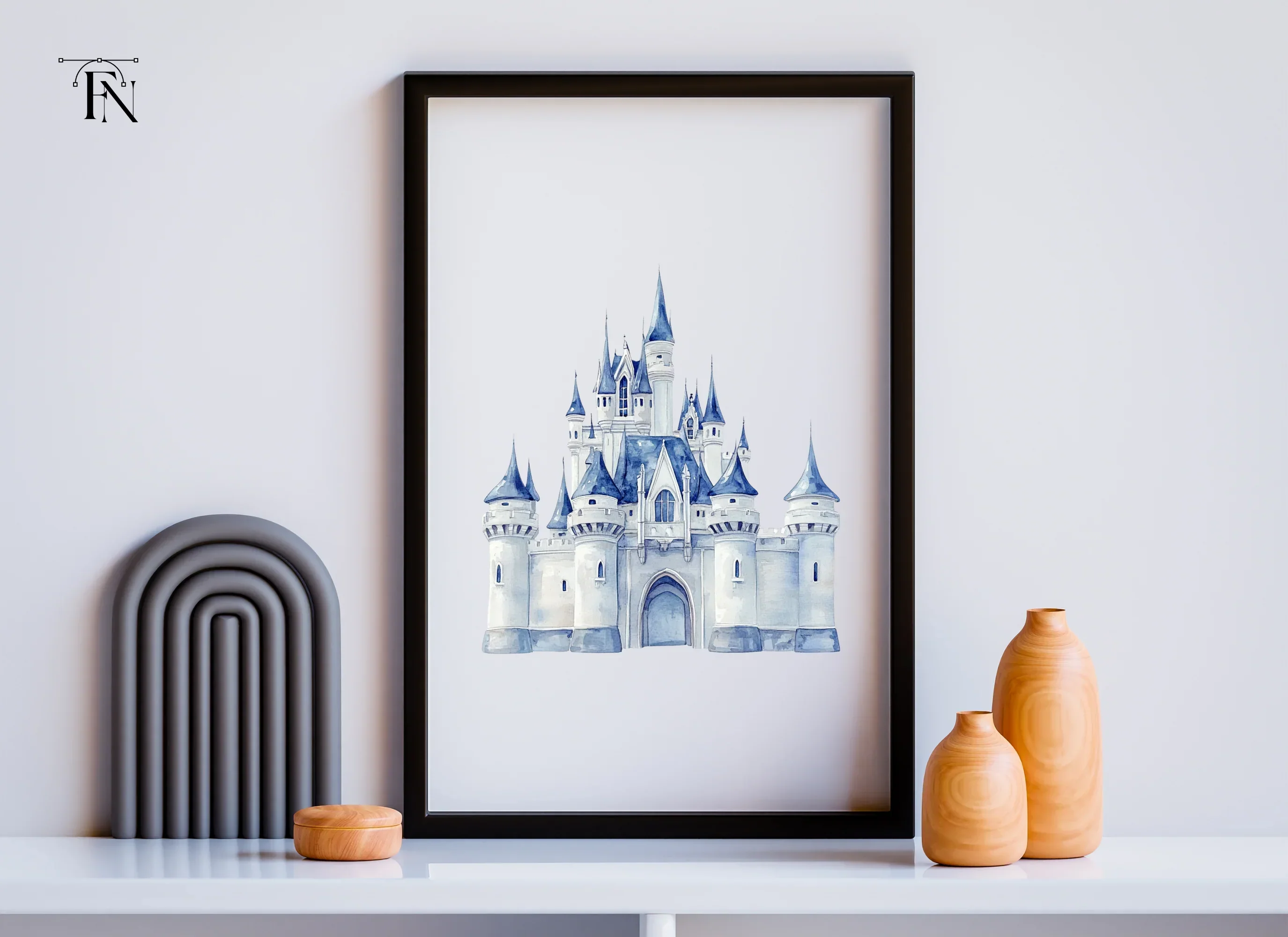 Frozen Ice Castle Clipart Bundle - Image 6