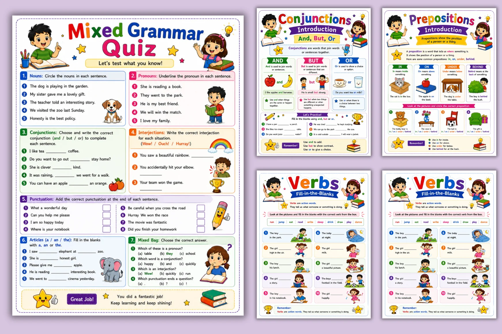Fun Parts Of Speech Activities - Image 6