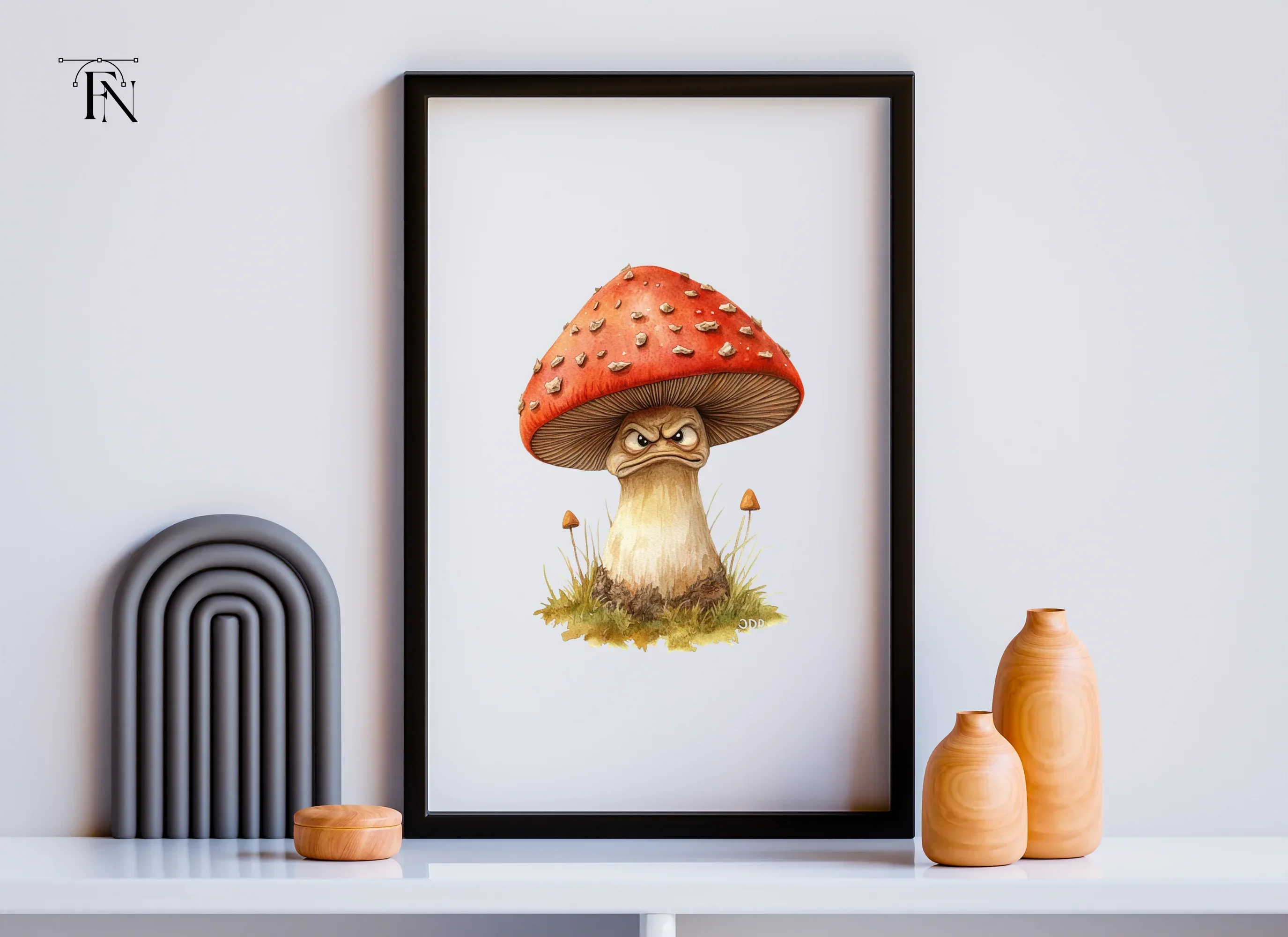 Furious Mushroom Character Clipart Bundle - Image 6