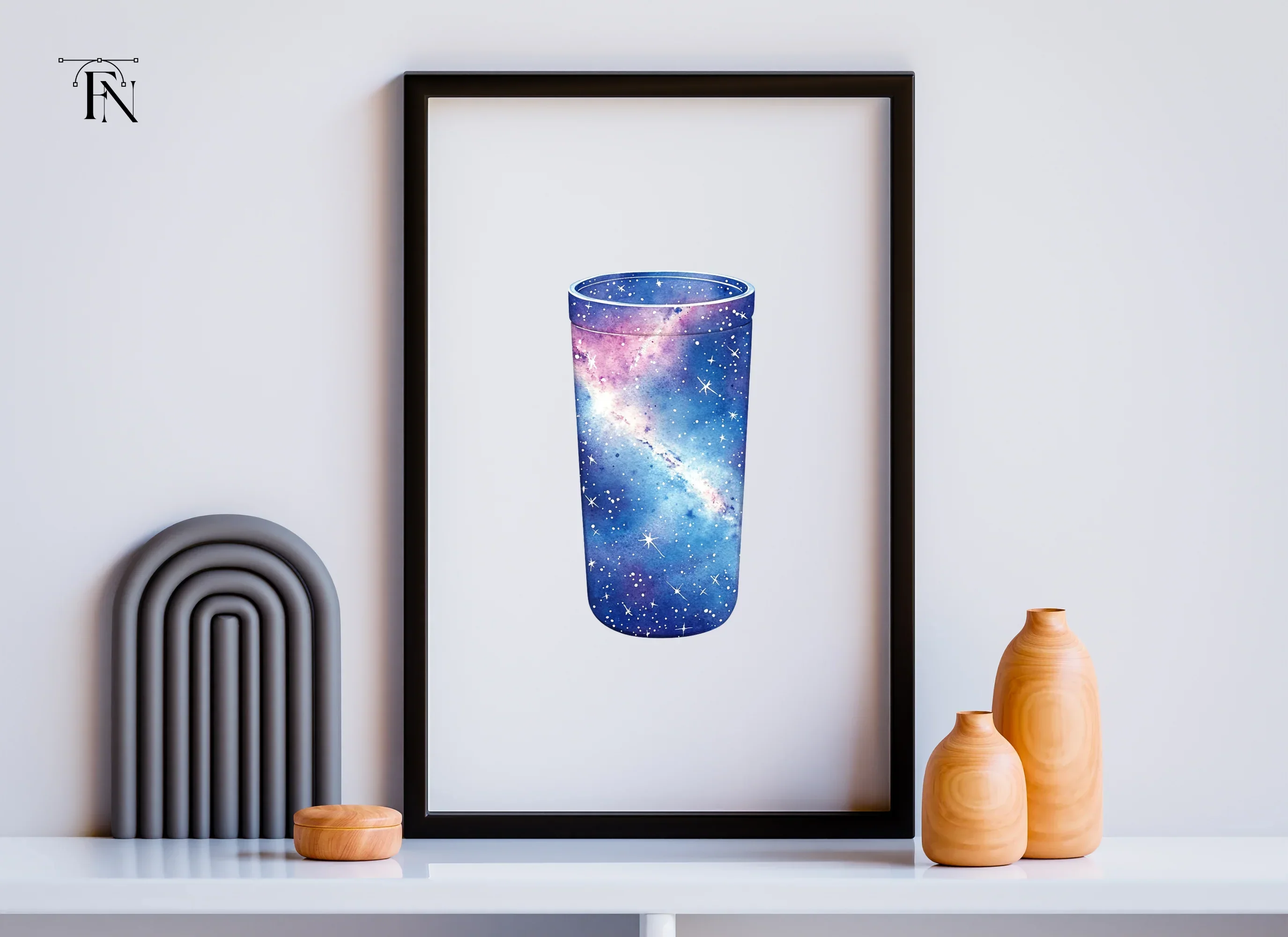 Galaxy Tumbler Clipart Bundle - Image 6