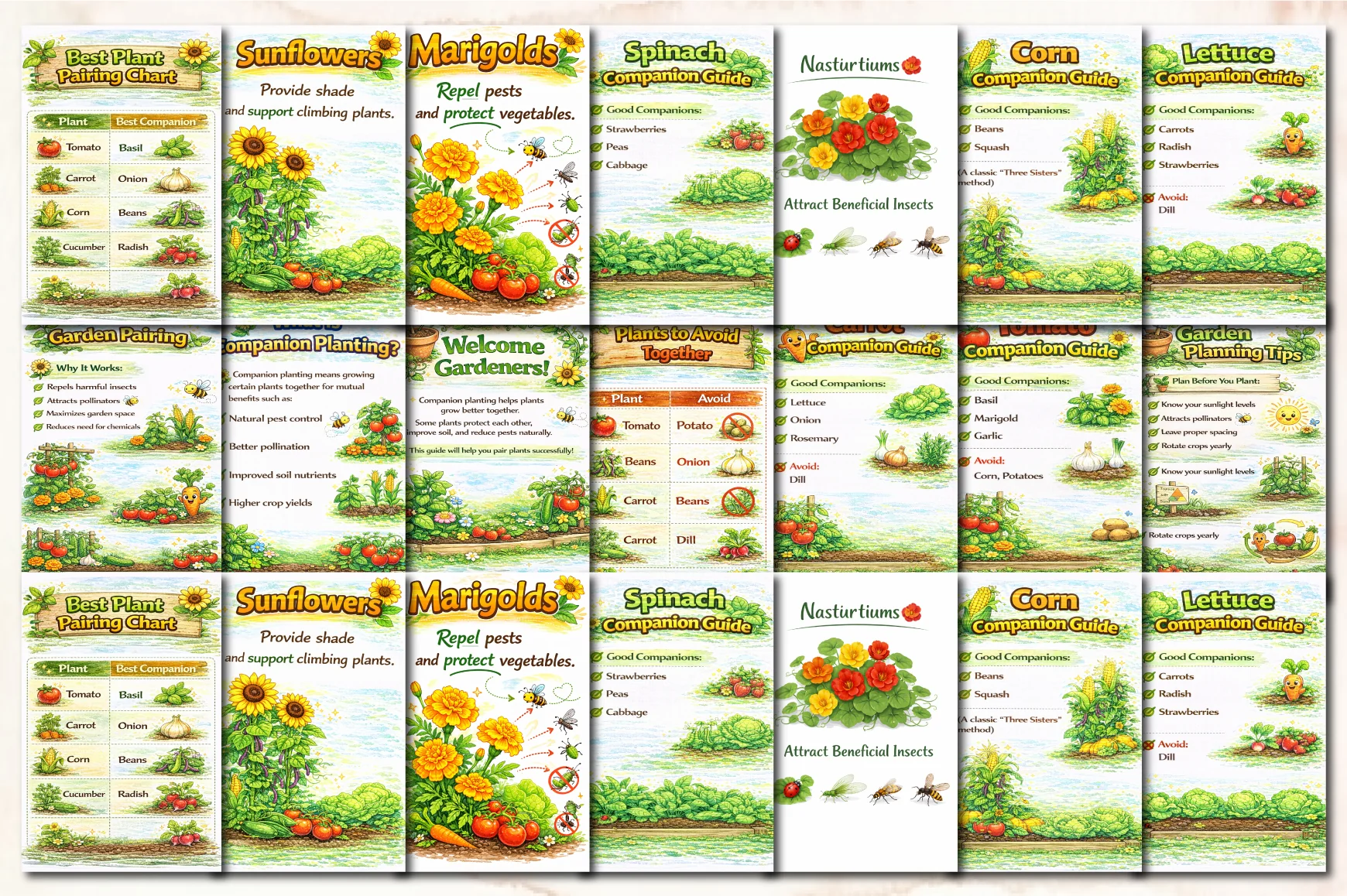 Garden Pairing Plant Guide Planner - Image 2