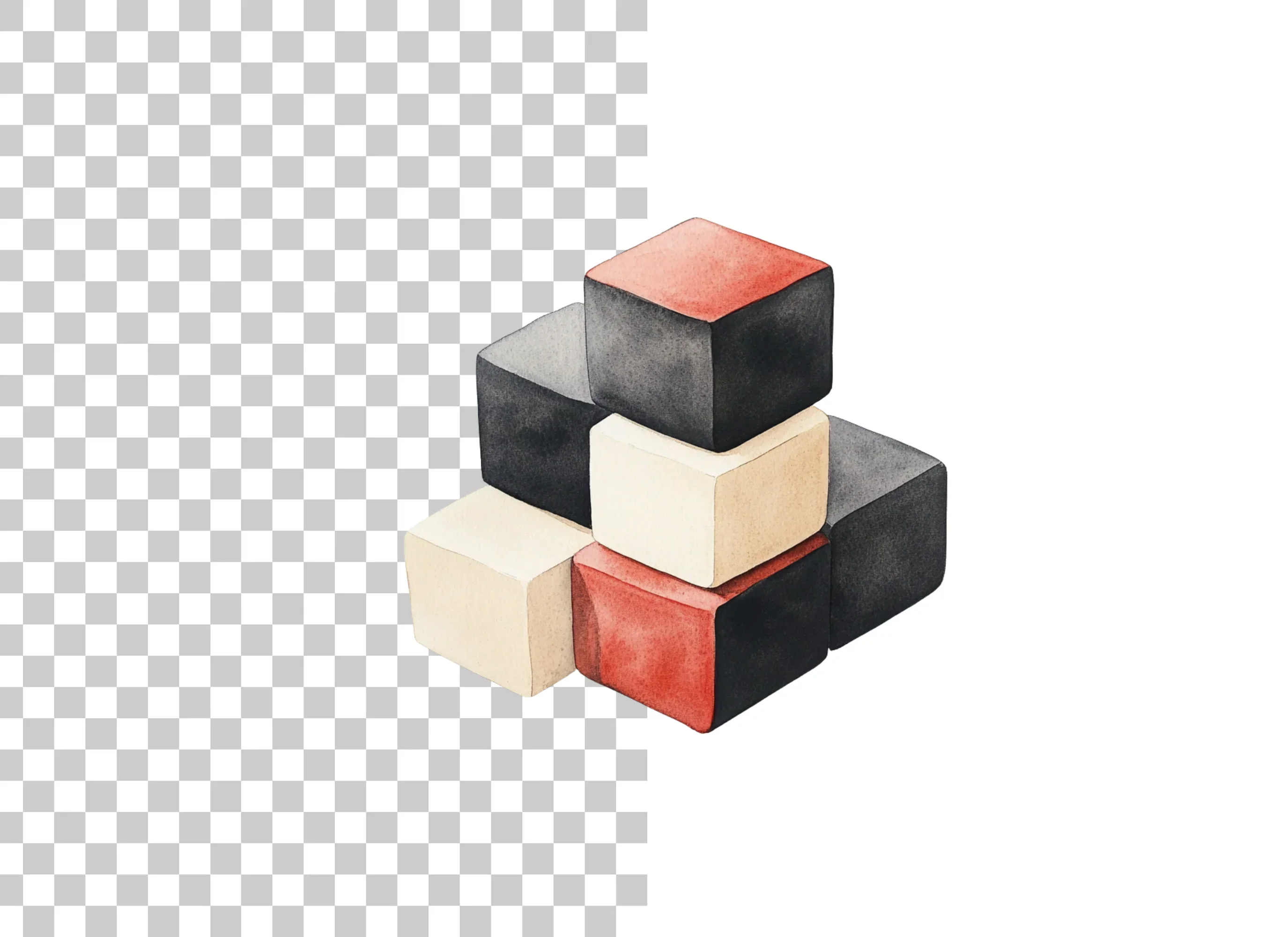 Geometric Blocks Clipart Bundle - Image 2