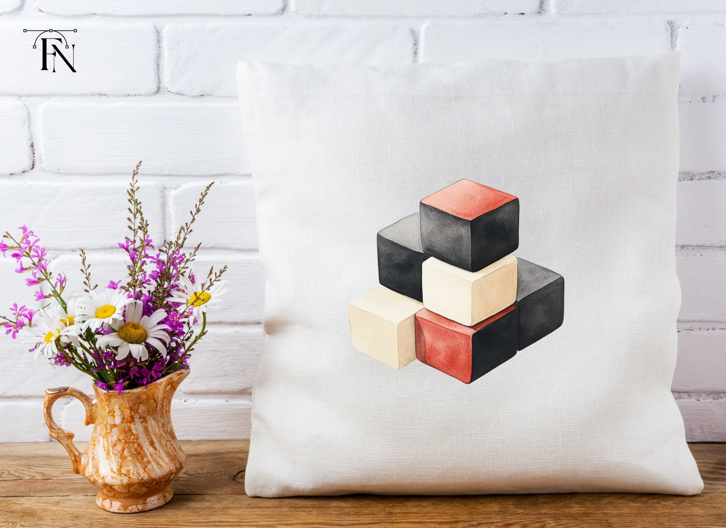 Geometric Blocks Clipart Bundle - Image 5