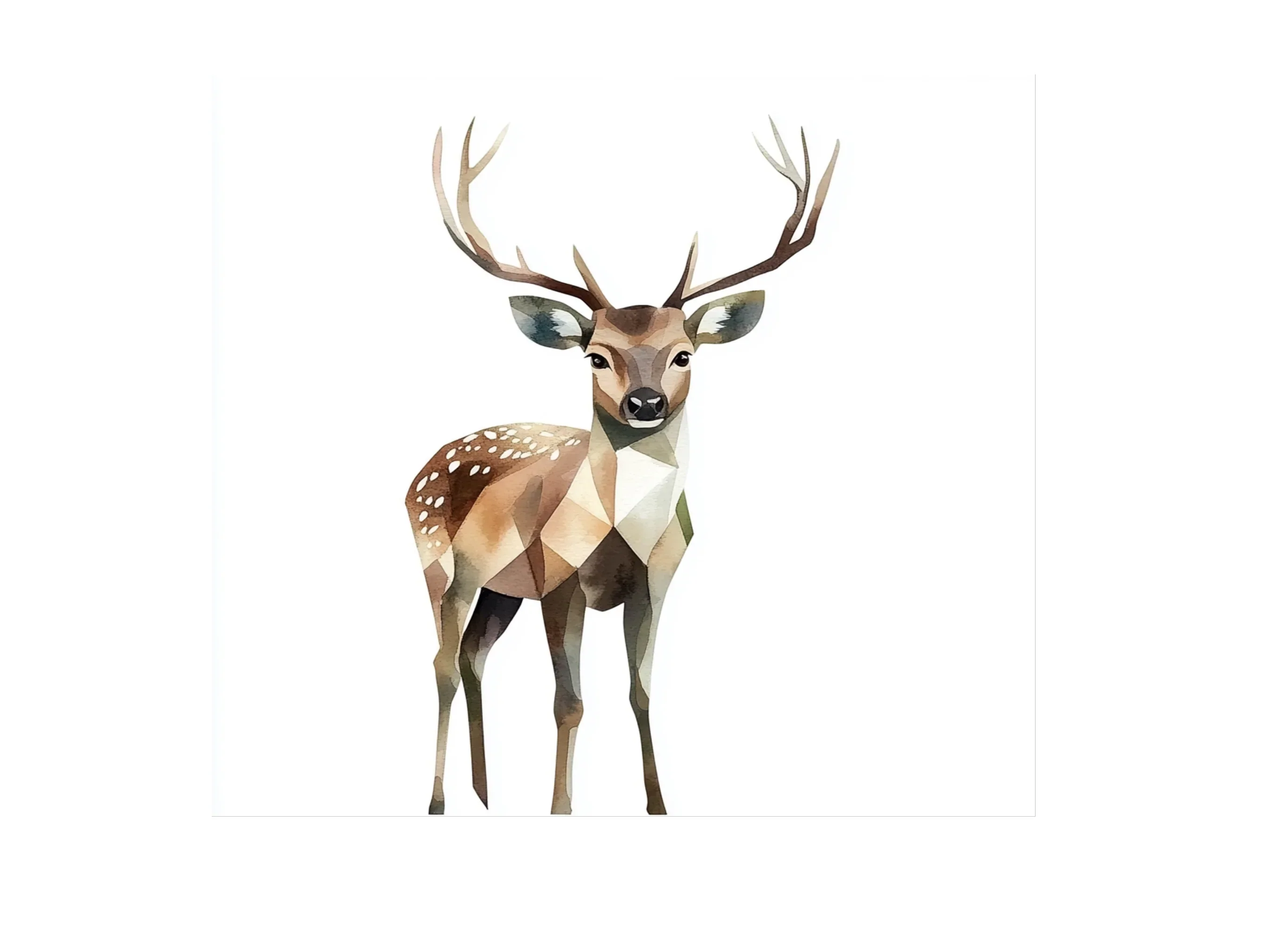 Geometric Deer Clipart Bundle - Image 3