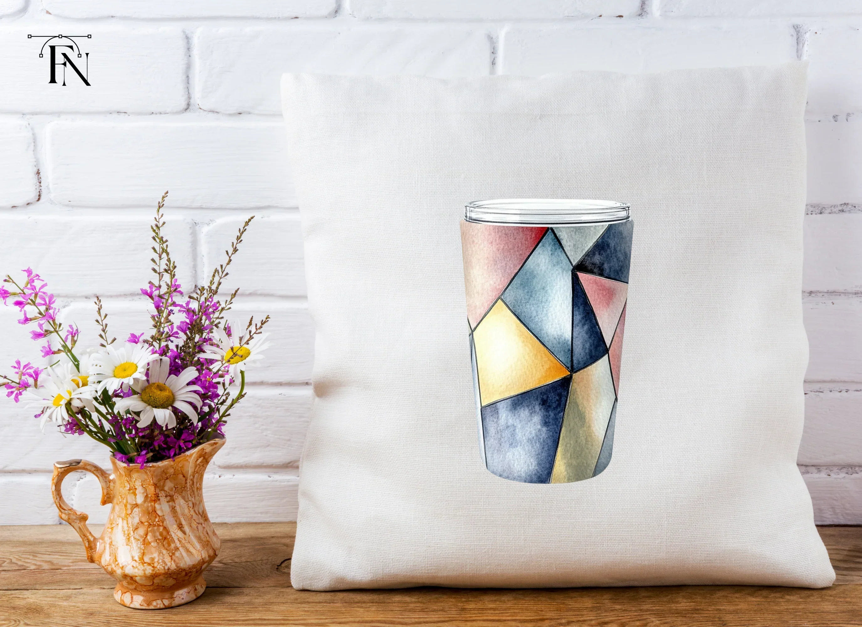 Geometric Tumbler Clipart Bundle - Image 4