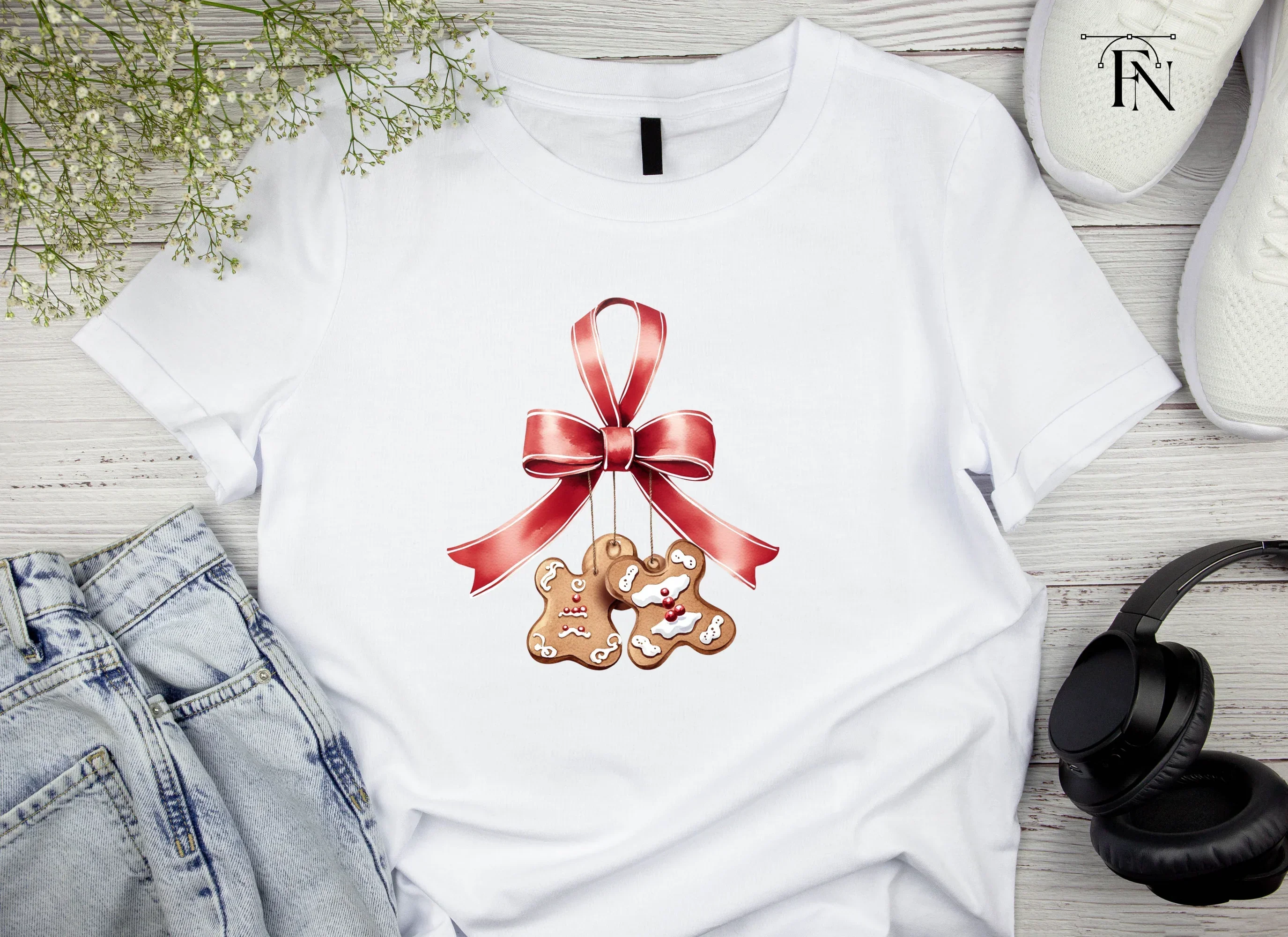 Gingerbread Man Christmas Clipart Bundle - Image 4