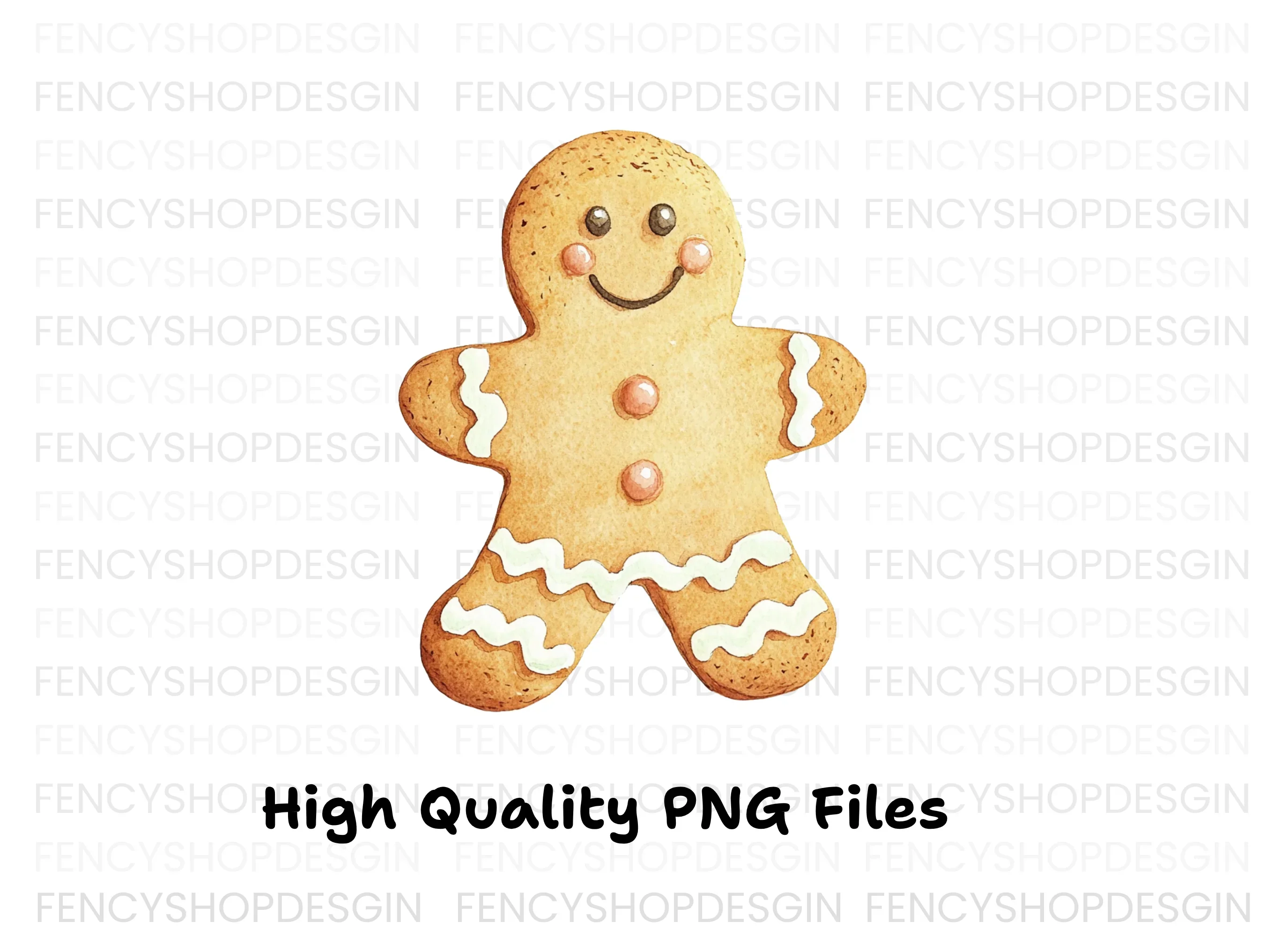 Gingerbread Man Clipart Bundle - Image 3