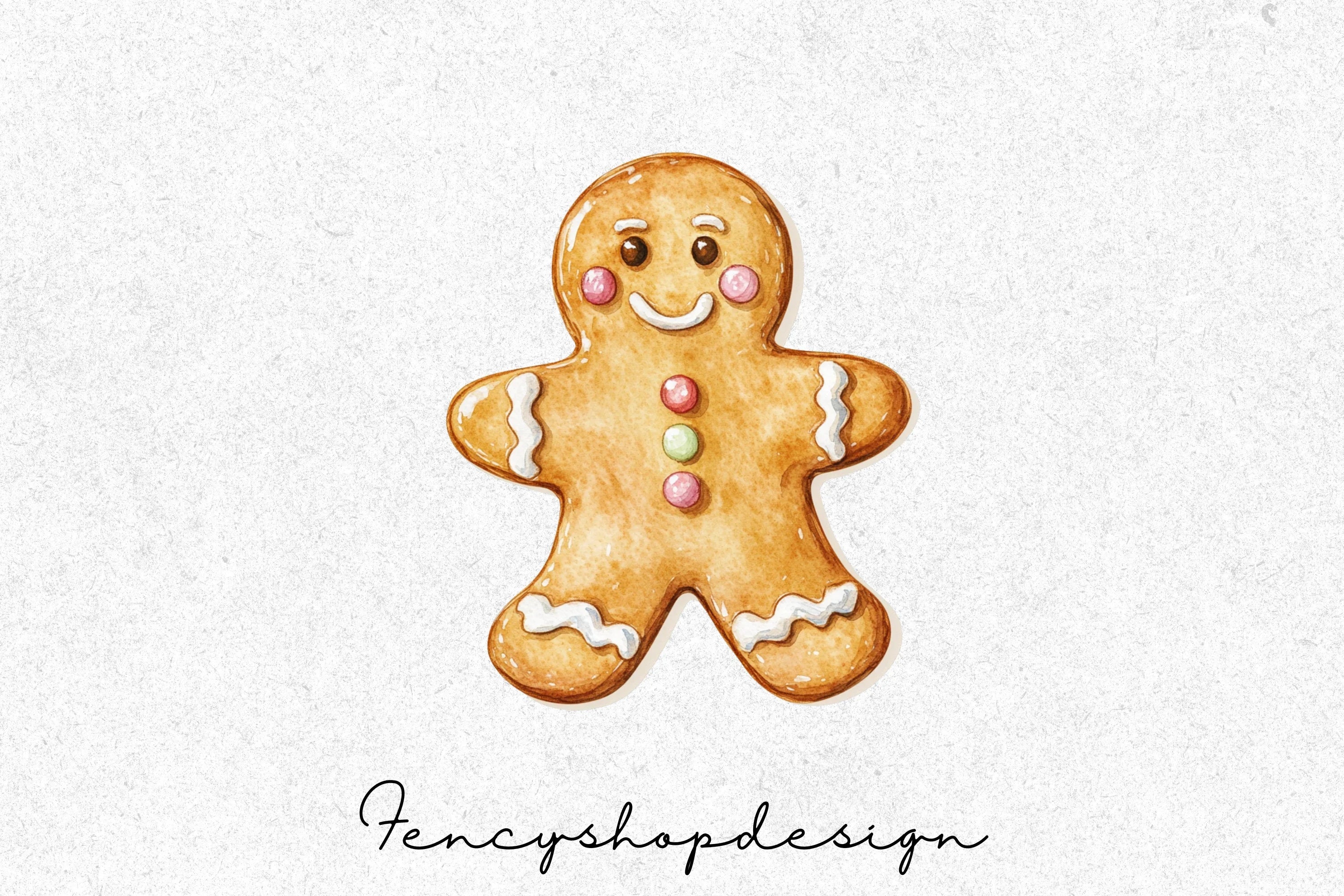 Gingerbread Man Clipart Bundle - Image 3