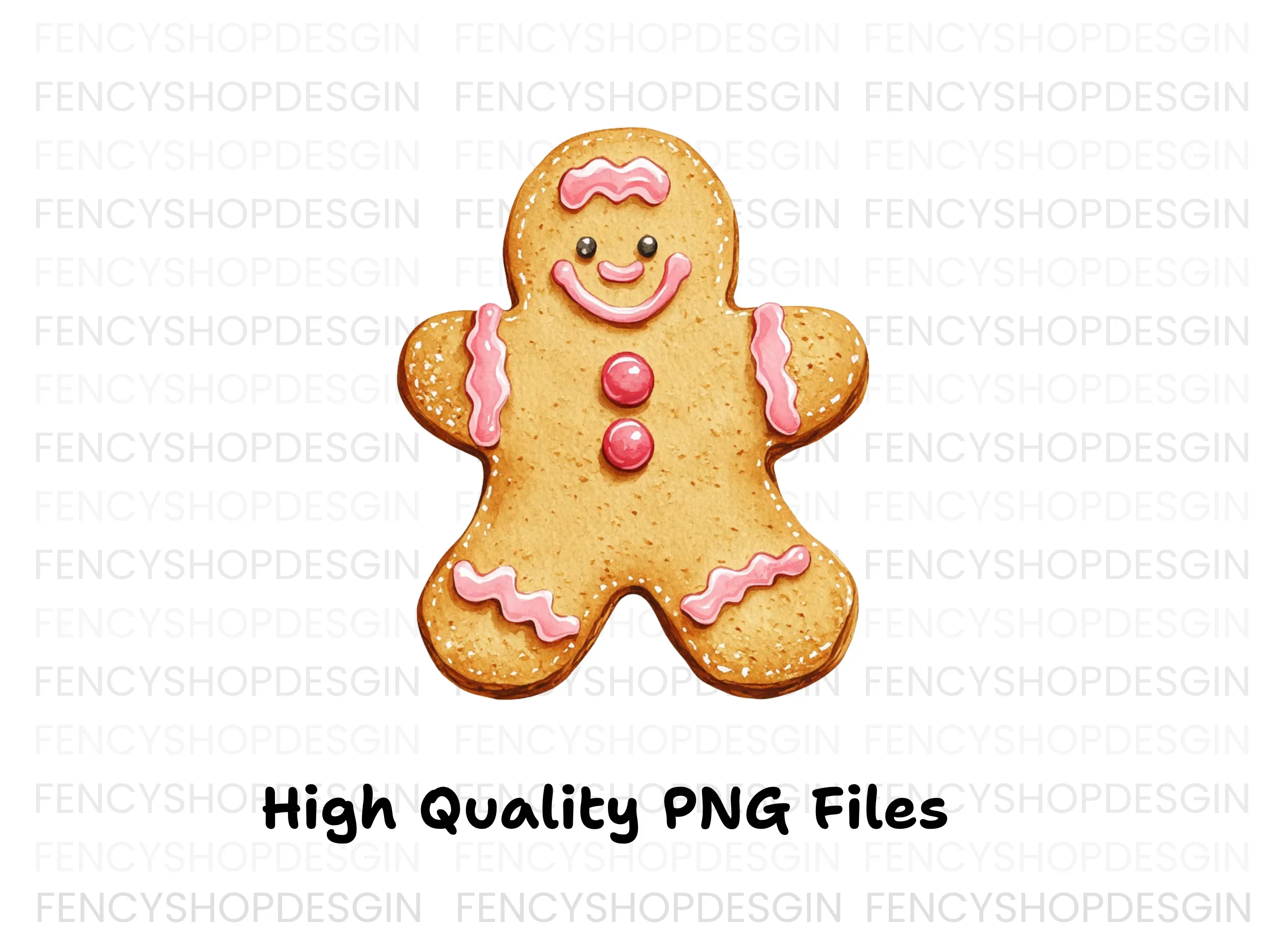 Gingerbread Men Duo Clipart Bundle - Image 3