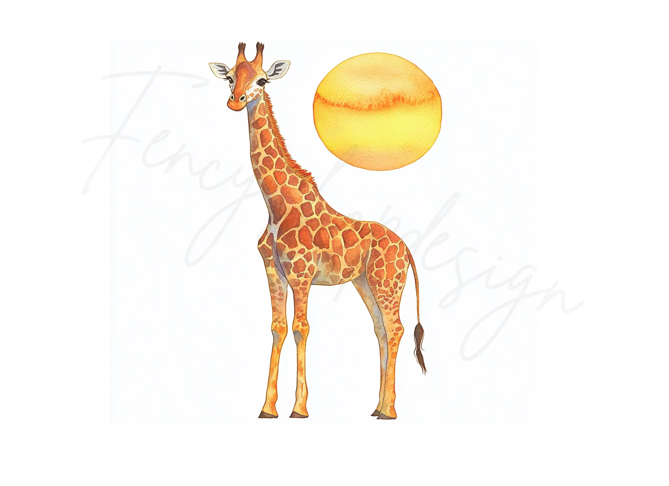 Giraffe Clipart Bundle - Image 2