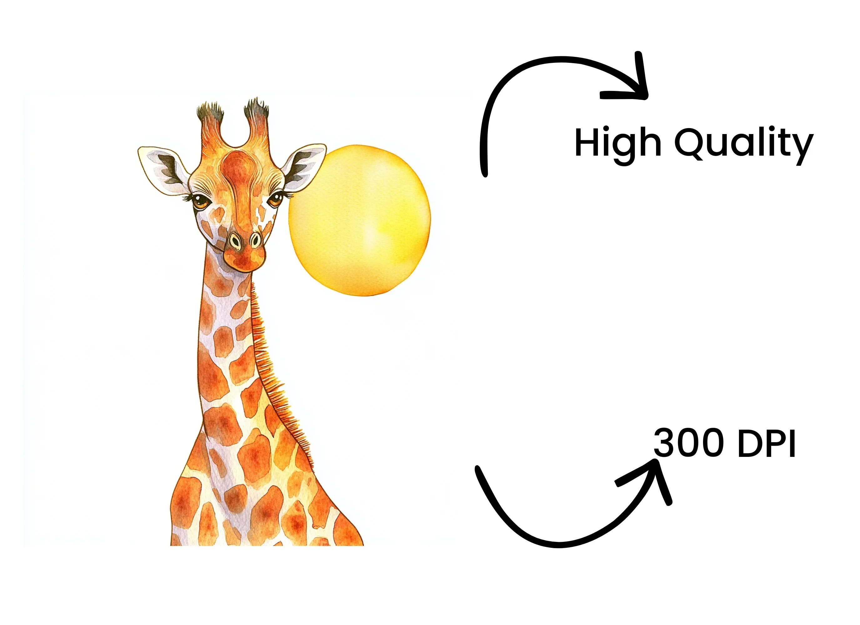 Giraffe Clipart Bundle - Image 4