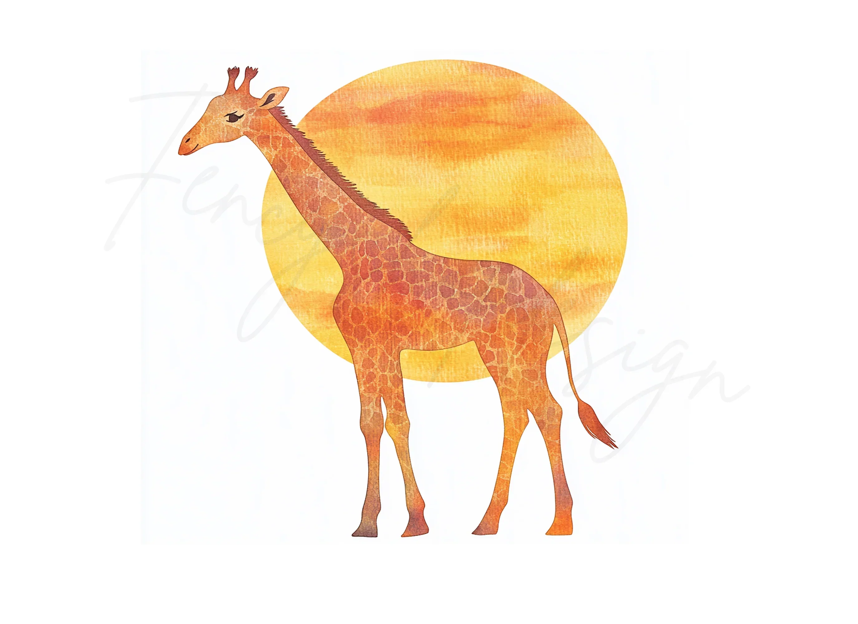 Giraffe Clipart Bundle - Image 3