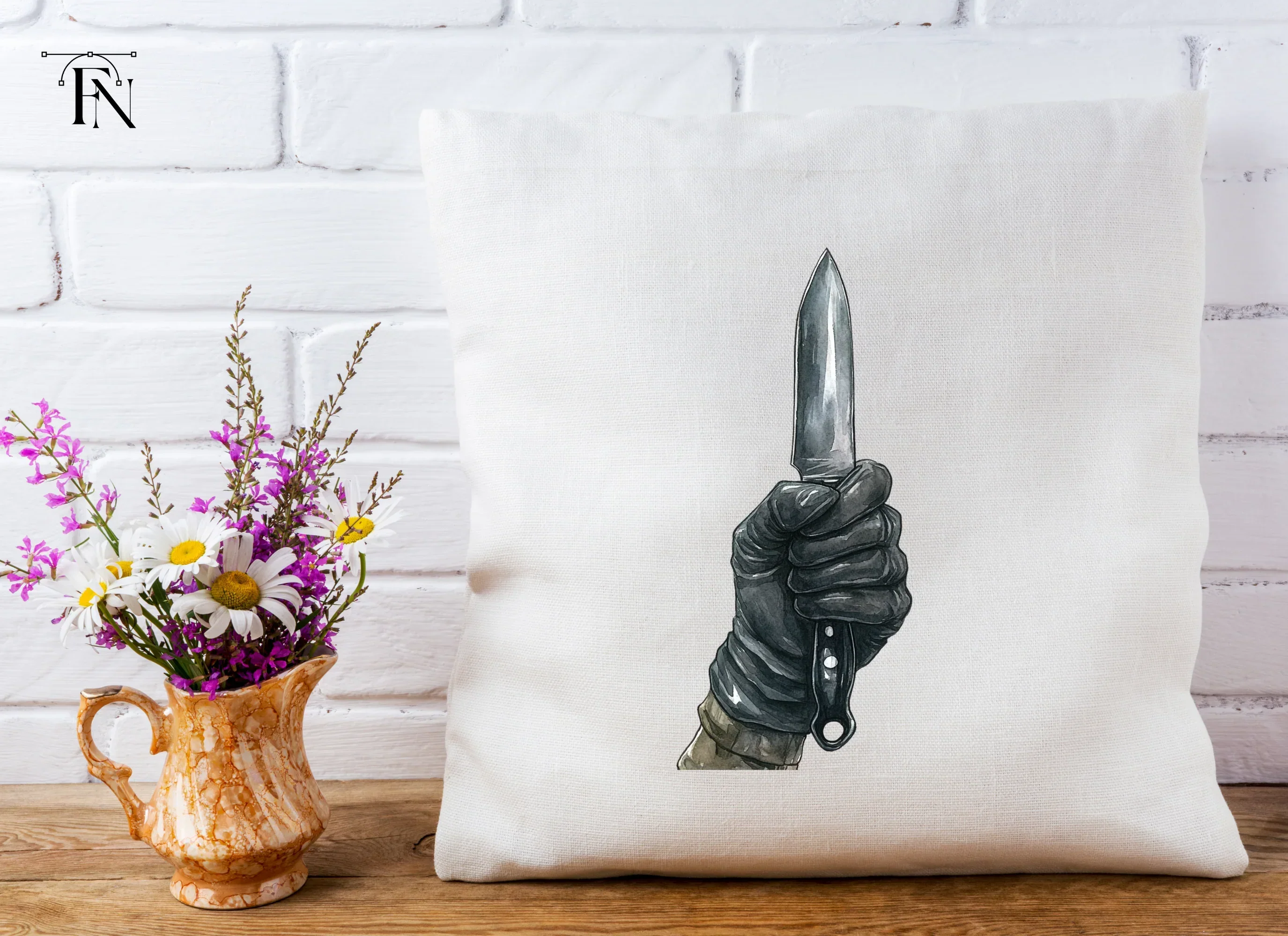 Gloved Hands Holding Daggers Clipart Bundle - Image 5