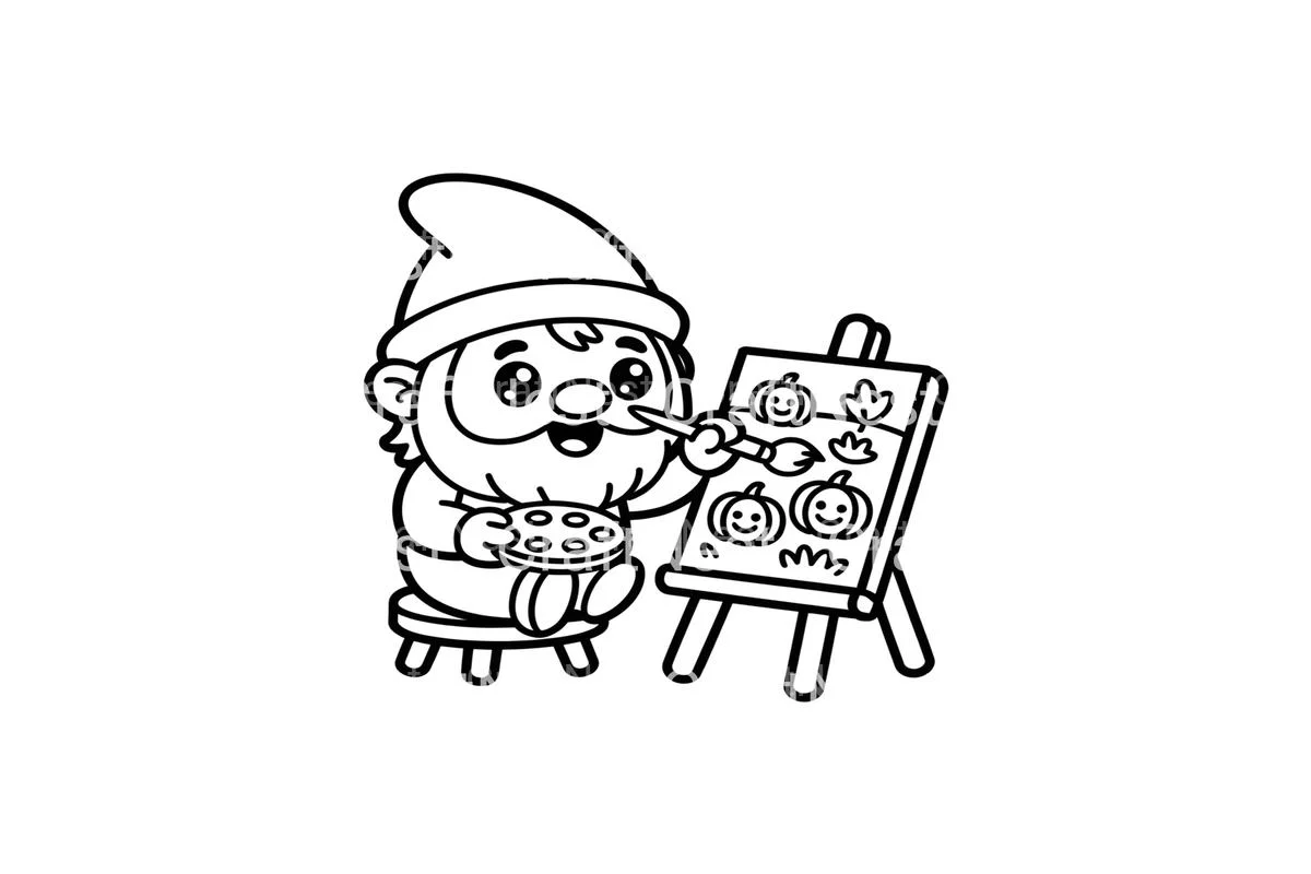 Gnome Artists Coloring Books - Image 3