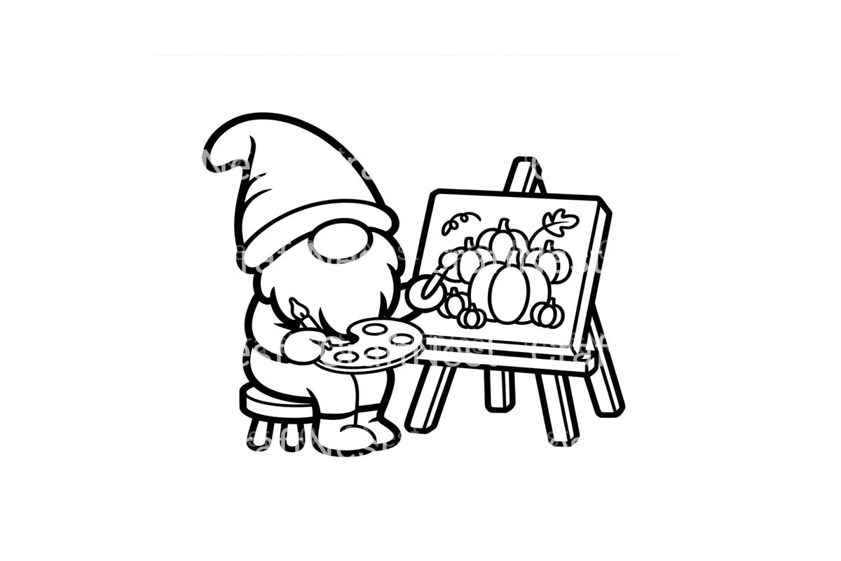 Gnome Artists Coloring Books - Image 4