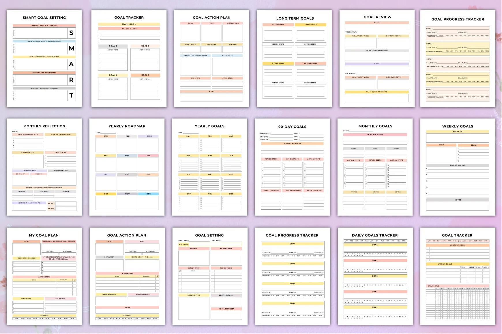 Goal Setting Motivation Planner - Image 3