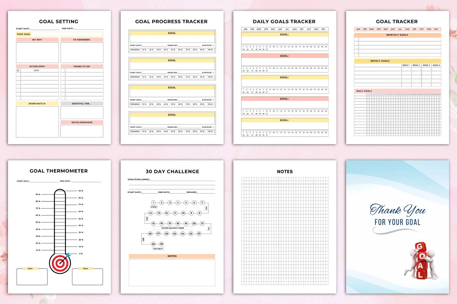 Goal Setting Motivation Planner - Image 4