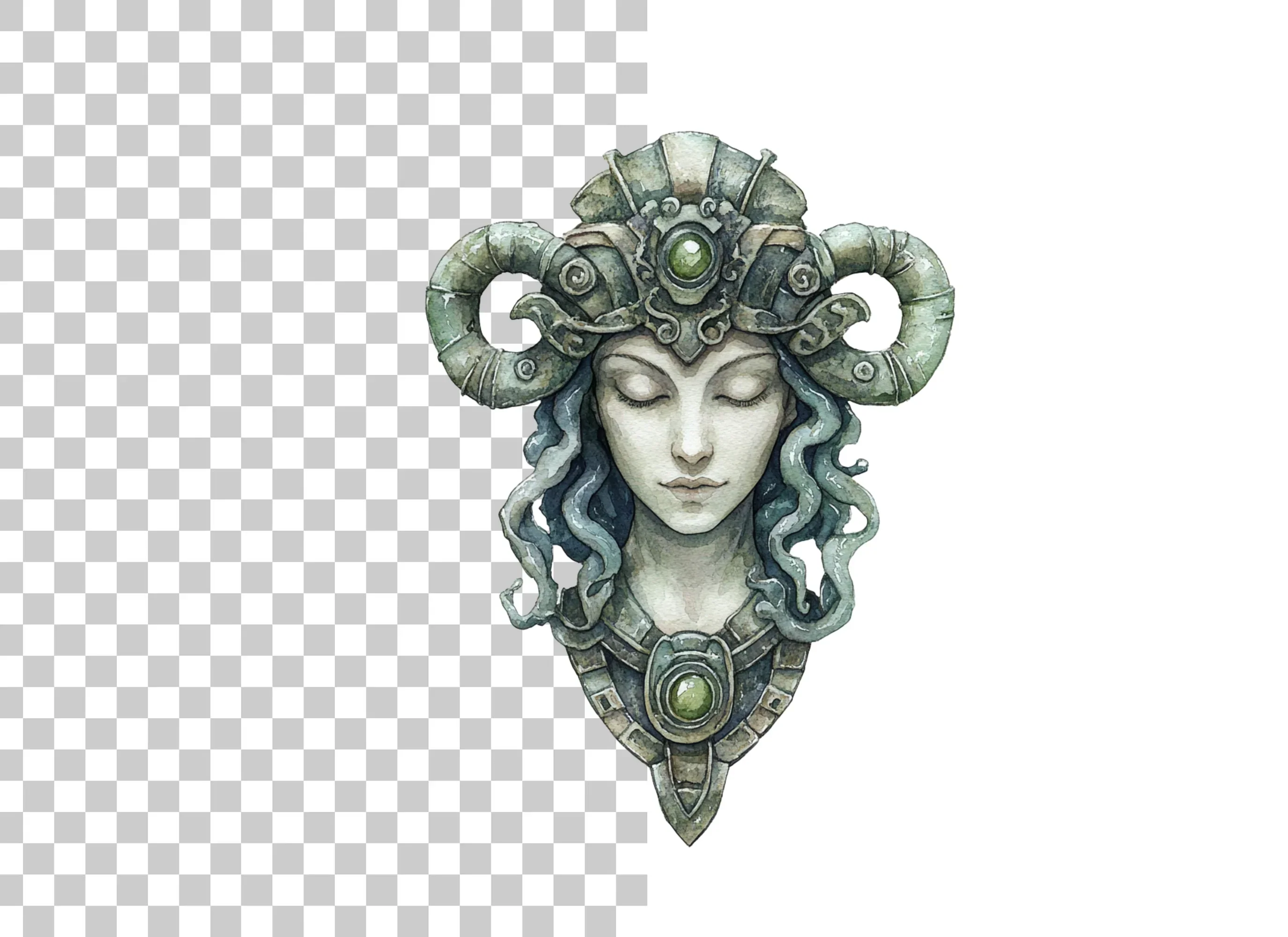 Goddess and Horned Deity Clipart Bundle - Image 6