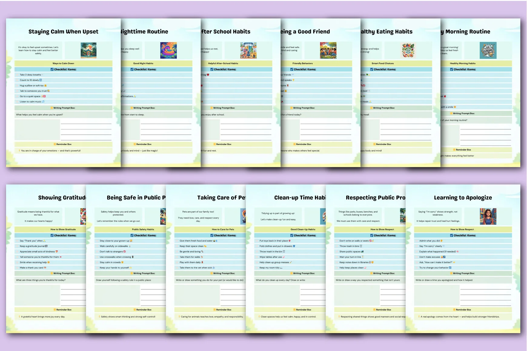 Good Habits & Manners Guide Planner - Image 2