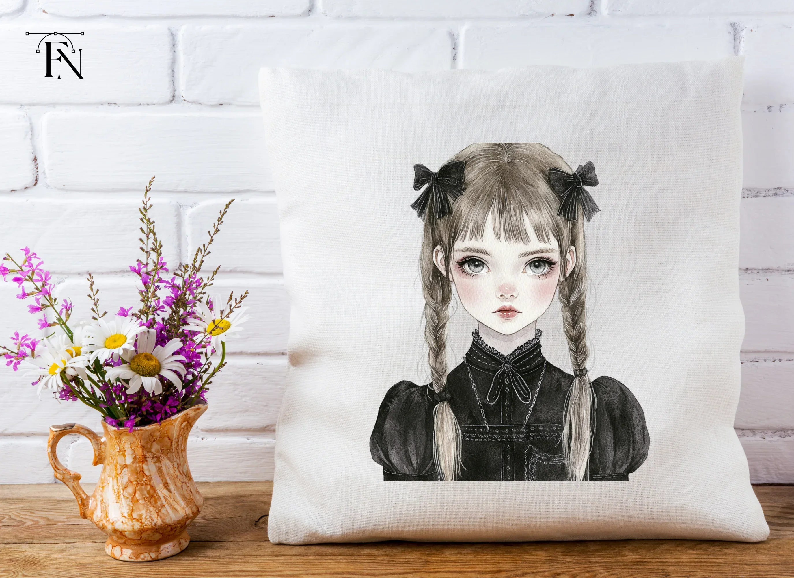 Gothic Lolita Girl Clipart Bundle - Image 5