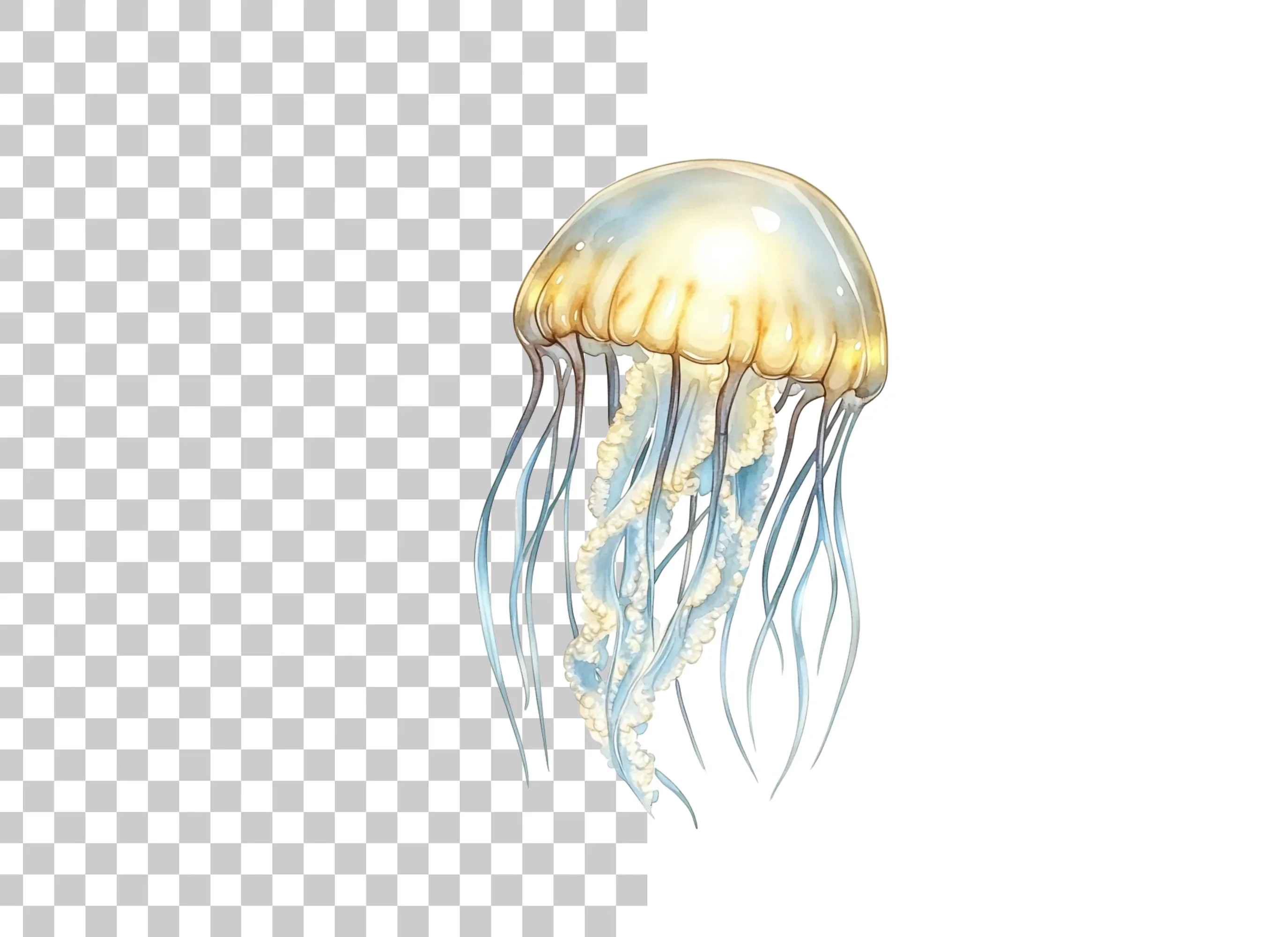 Graceful Jellyfish Clipart Bundle - Image 6