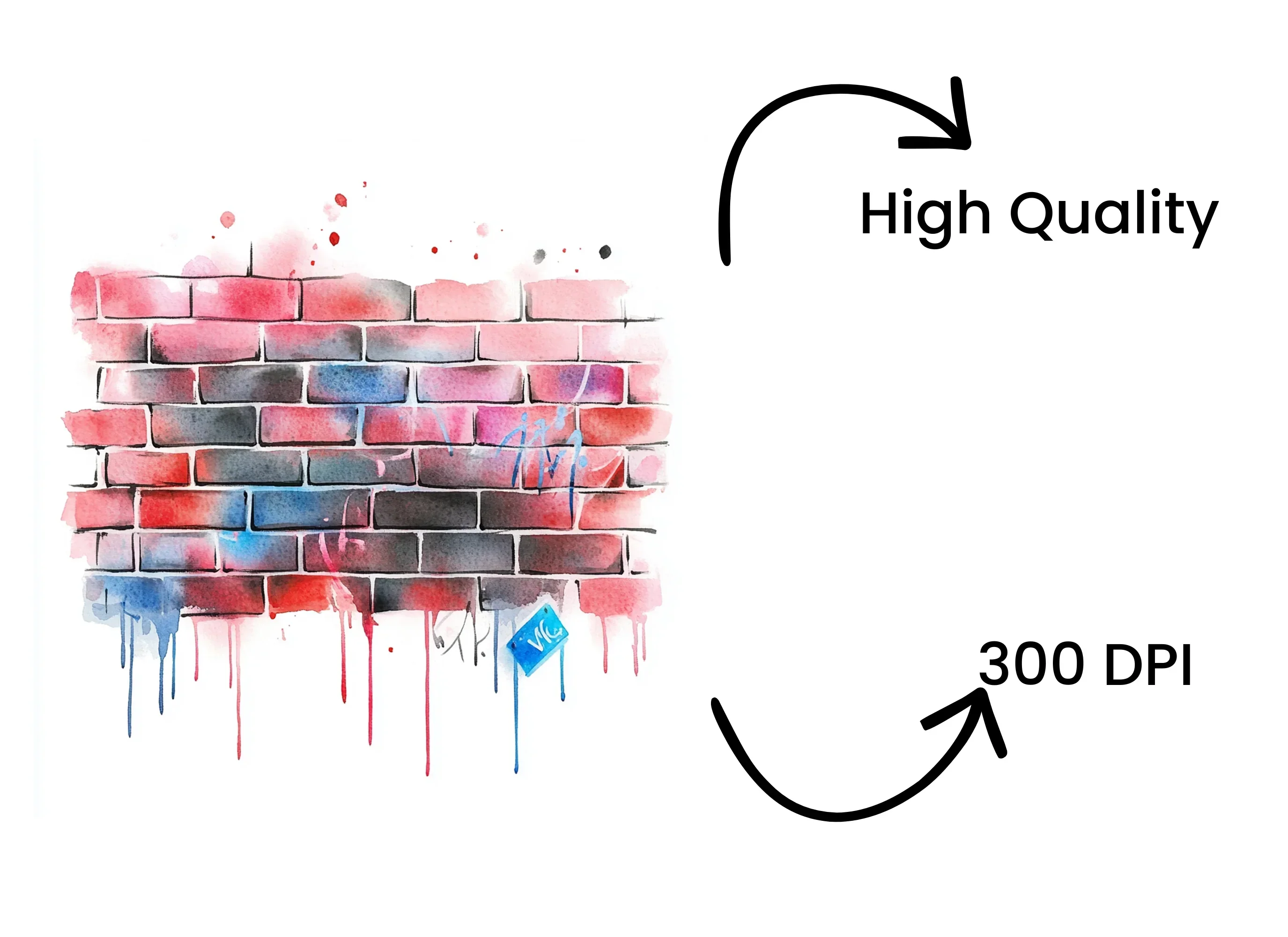 Graffiti Brick Wall Clipart Bundle - Image 4