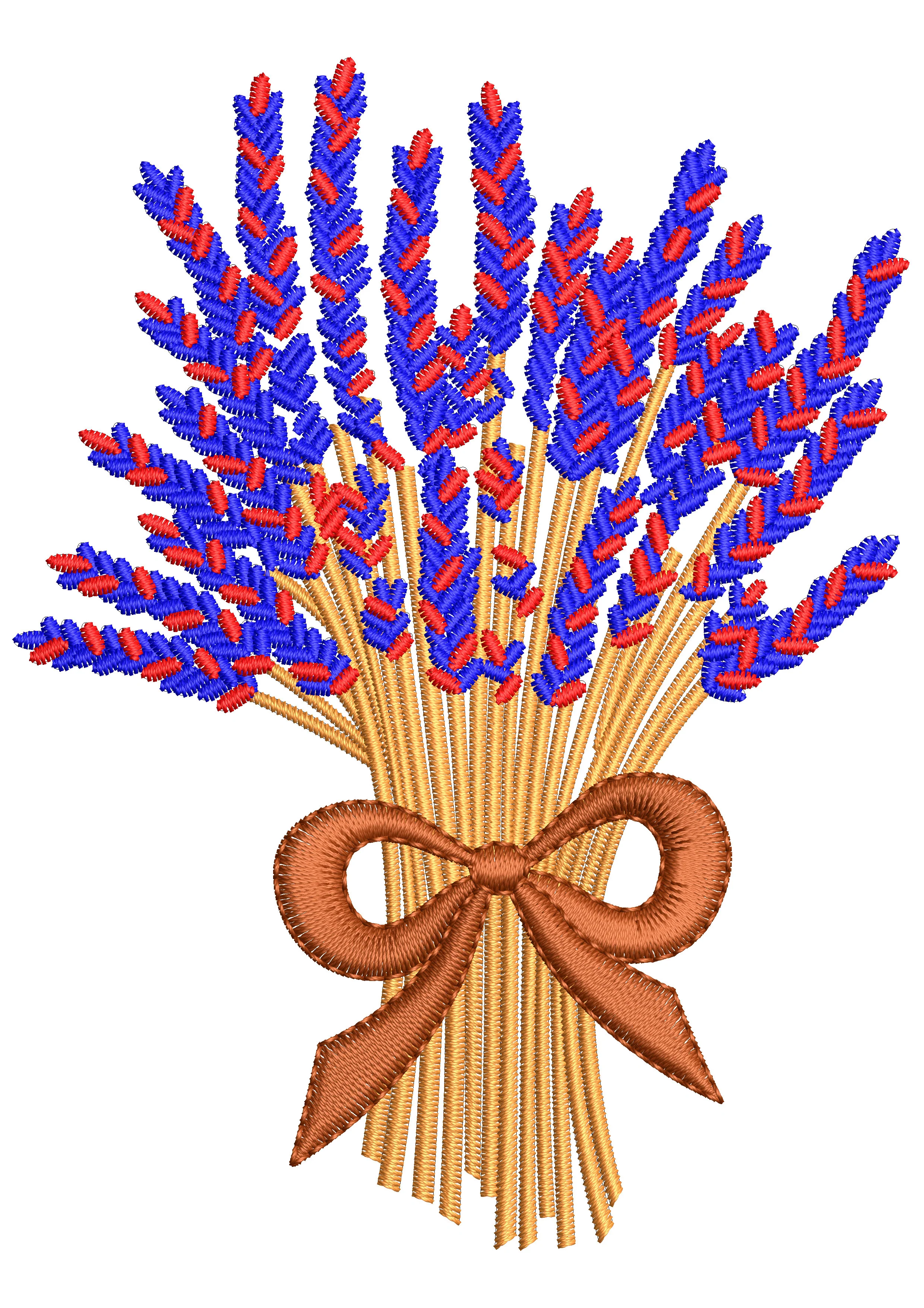 Grains Embroidery Design