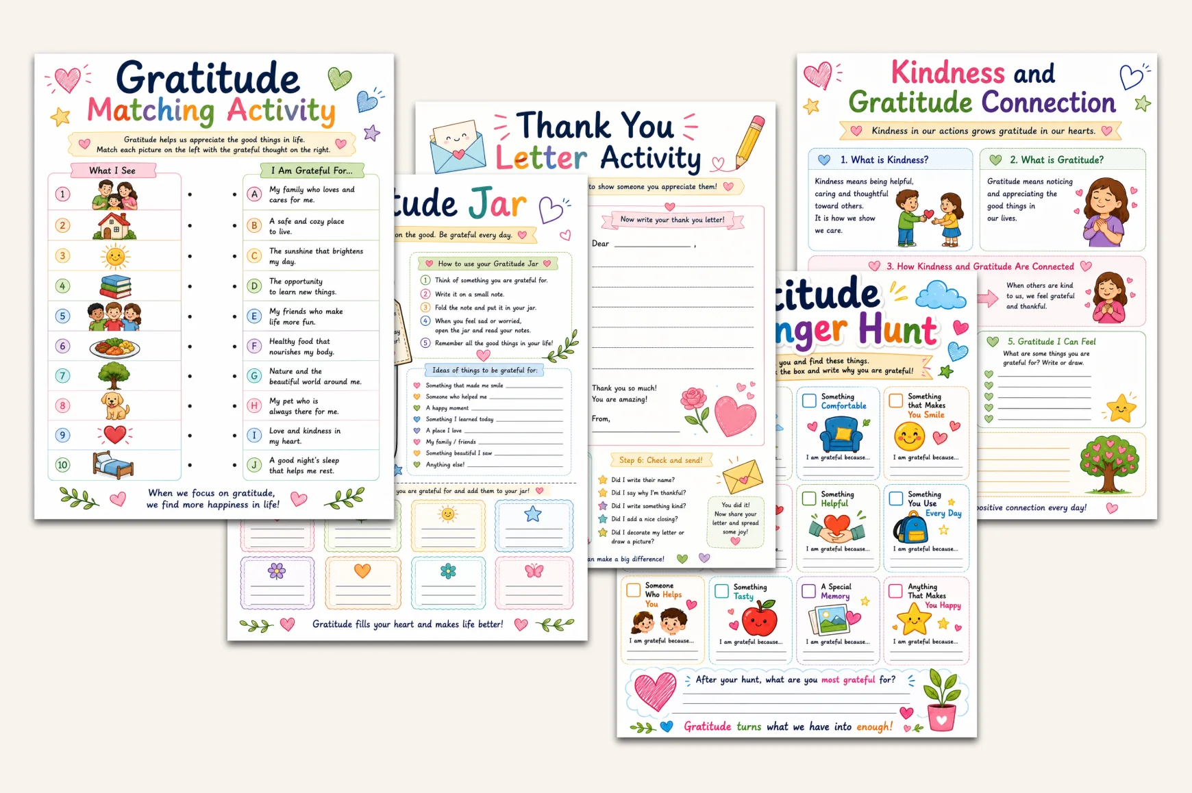 Gratitude For Kids Workbook - Image 3