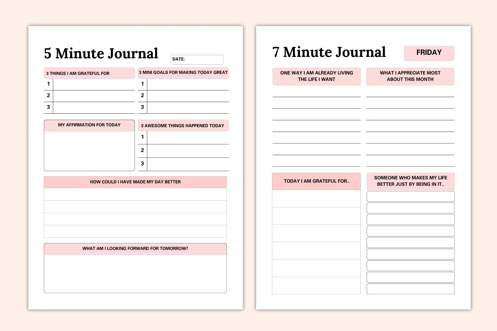 Gratitude Happiness Journal - Image 2