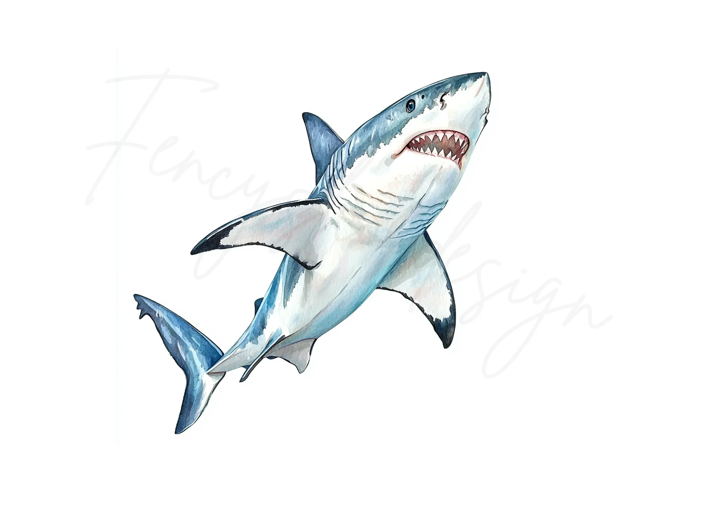 Great White Shark Clipart Bundle - Image 2