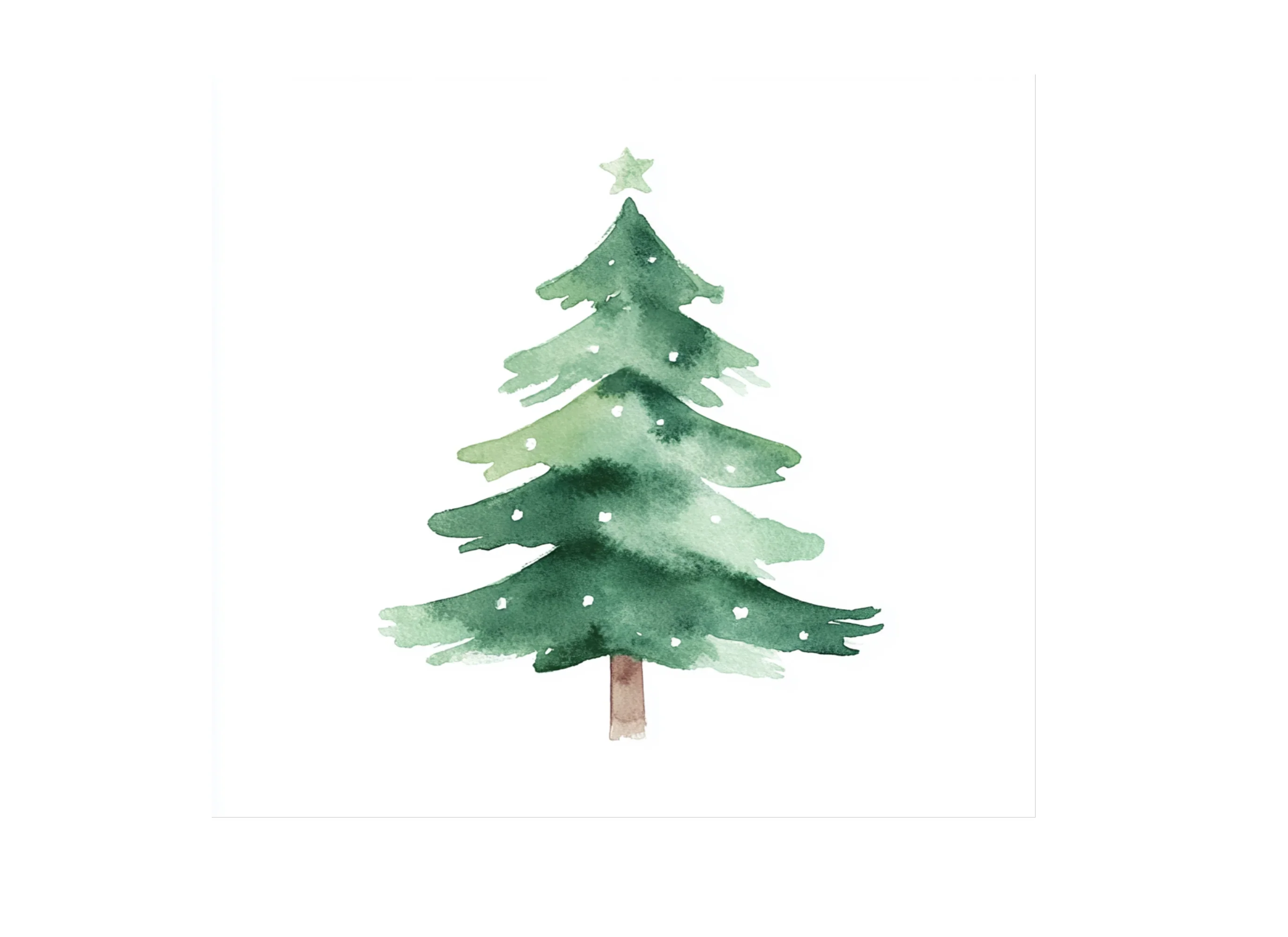 Green Pine Tree Clipart Bundle - Image 2