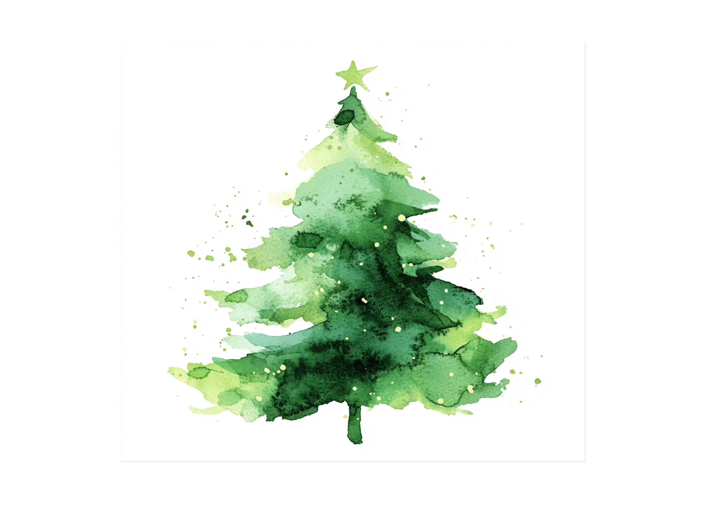 Green Pine Tree Clipart Bundle - Image 3