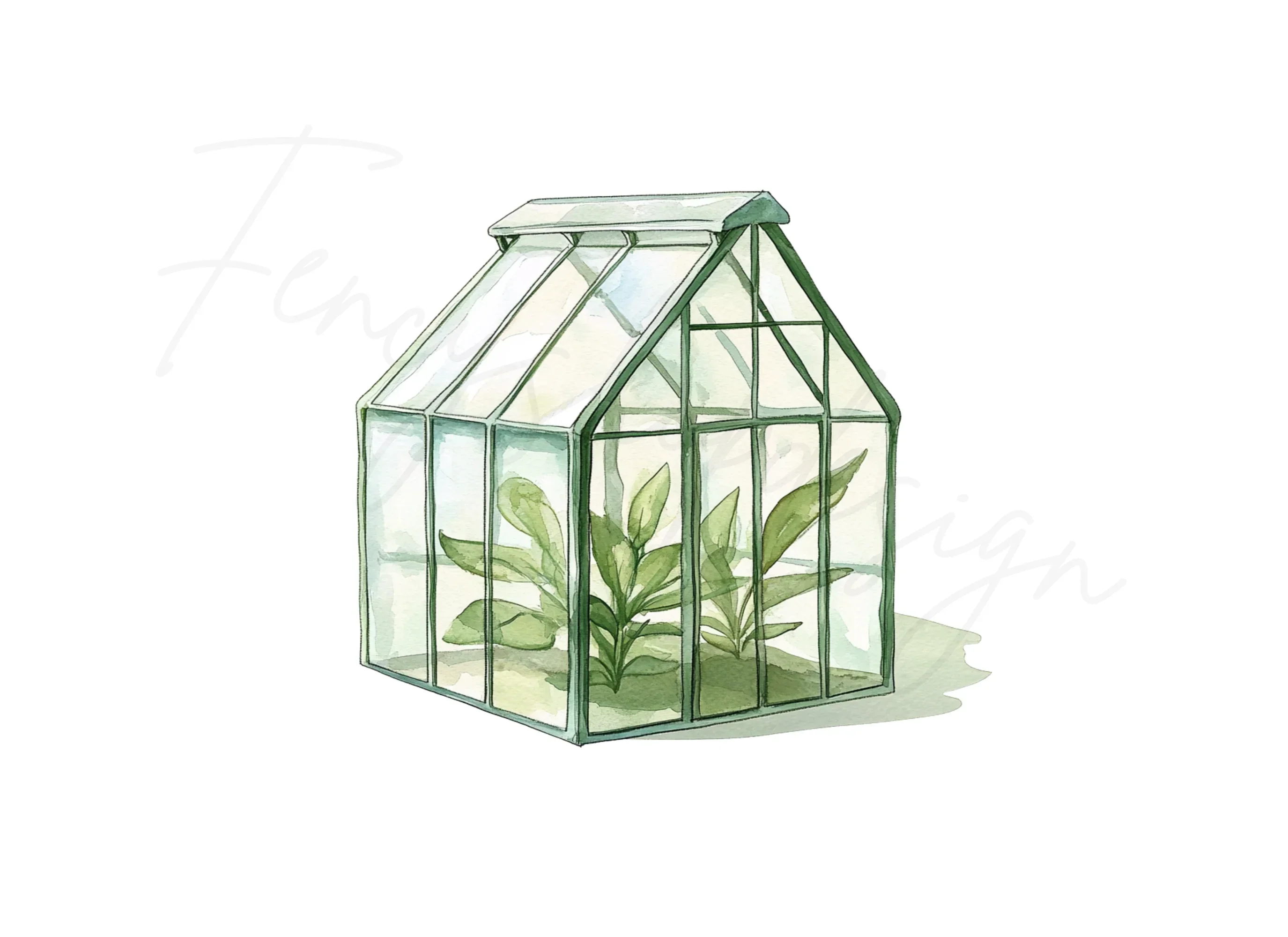 Greenhouses Clipart Bundle - Image 2