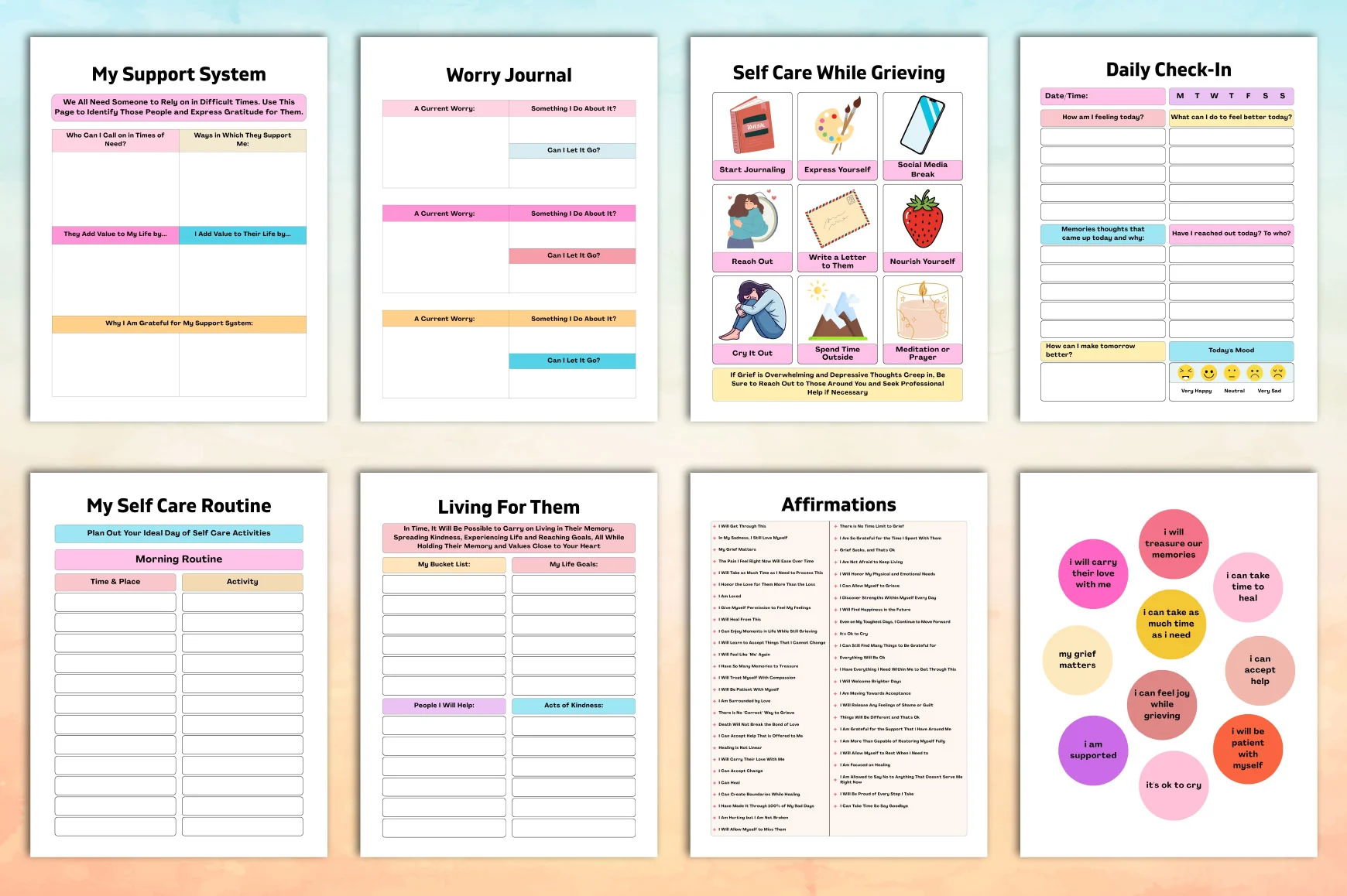 Grief Workbook for Healing and Support - Image 3