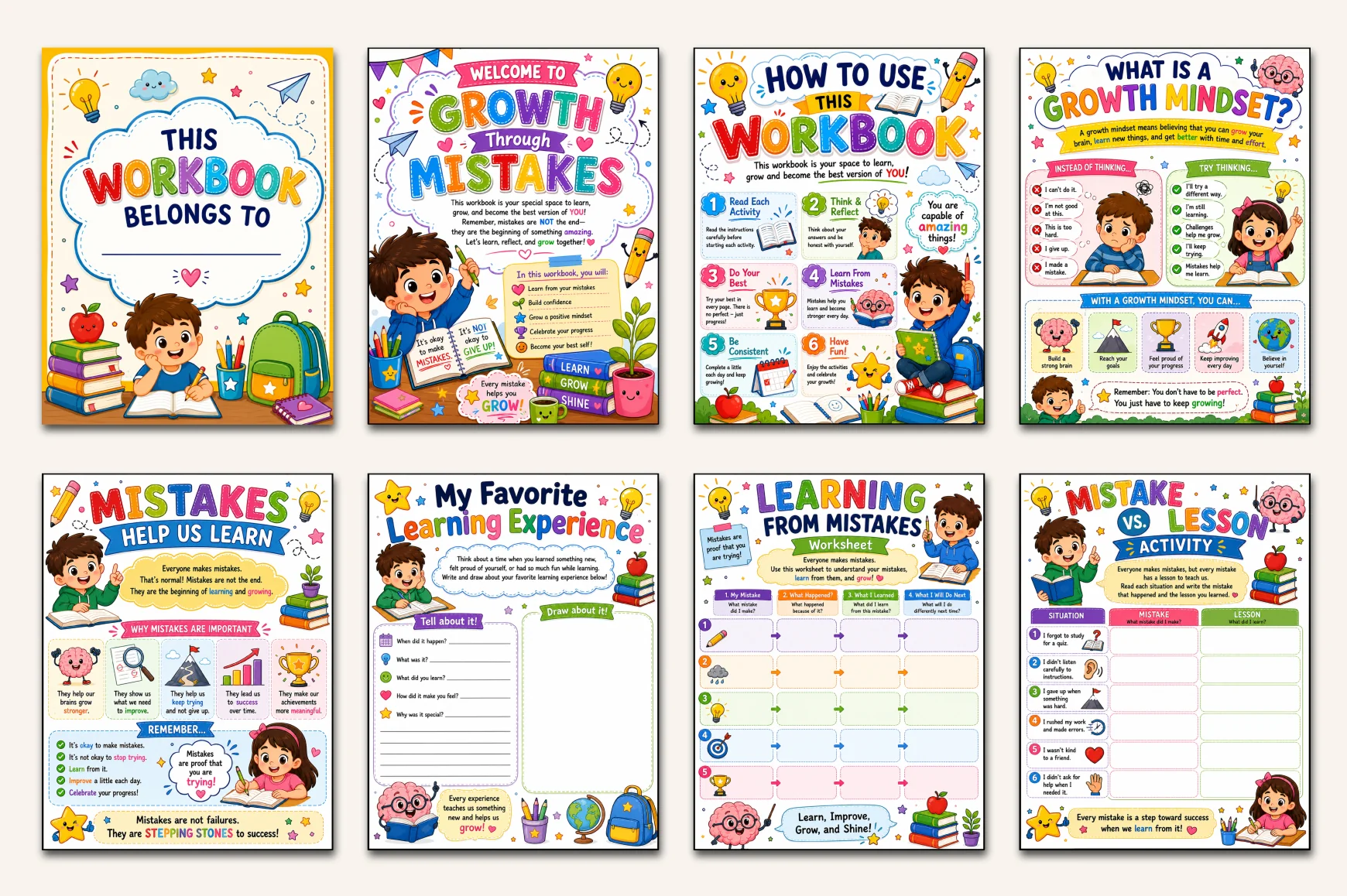 Growth Through Mistakes Workbook - Image 2