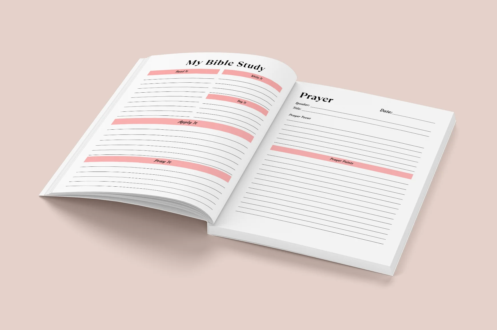 Guided Bible Study Devotional Journal - Image 2