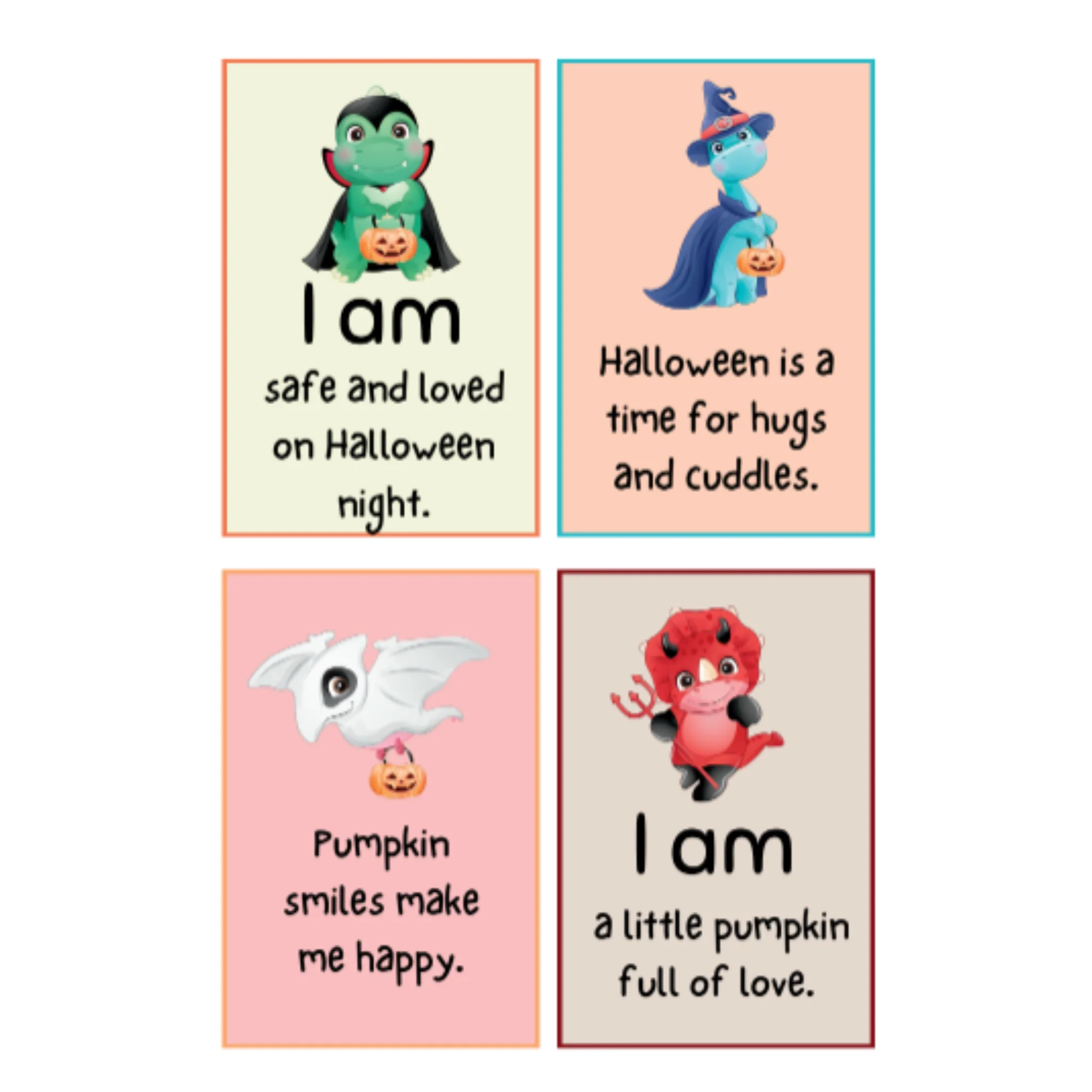 Halloween Positive Affirmation Cards for Kids - Image 4