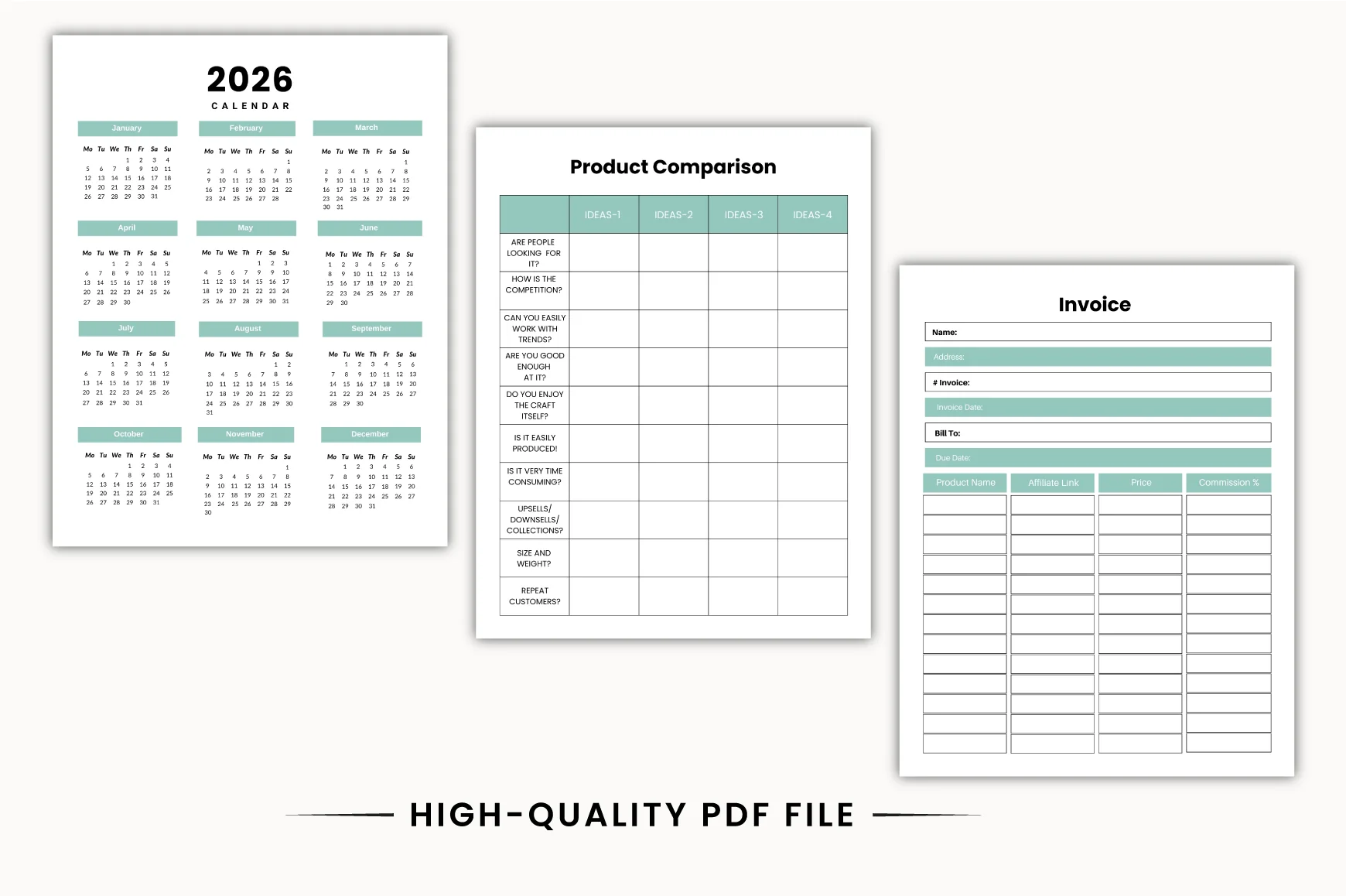 Handmade Business Planner - Image 2