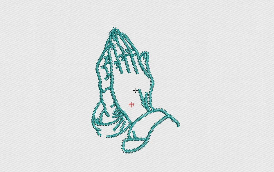 Hands Embroidery Design