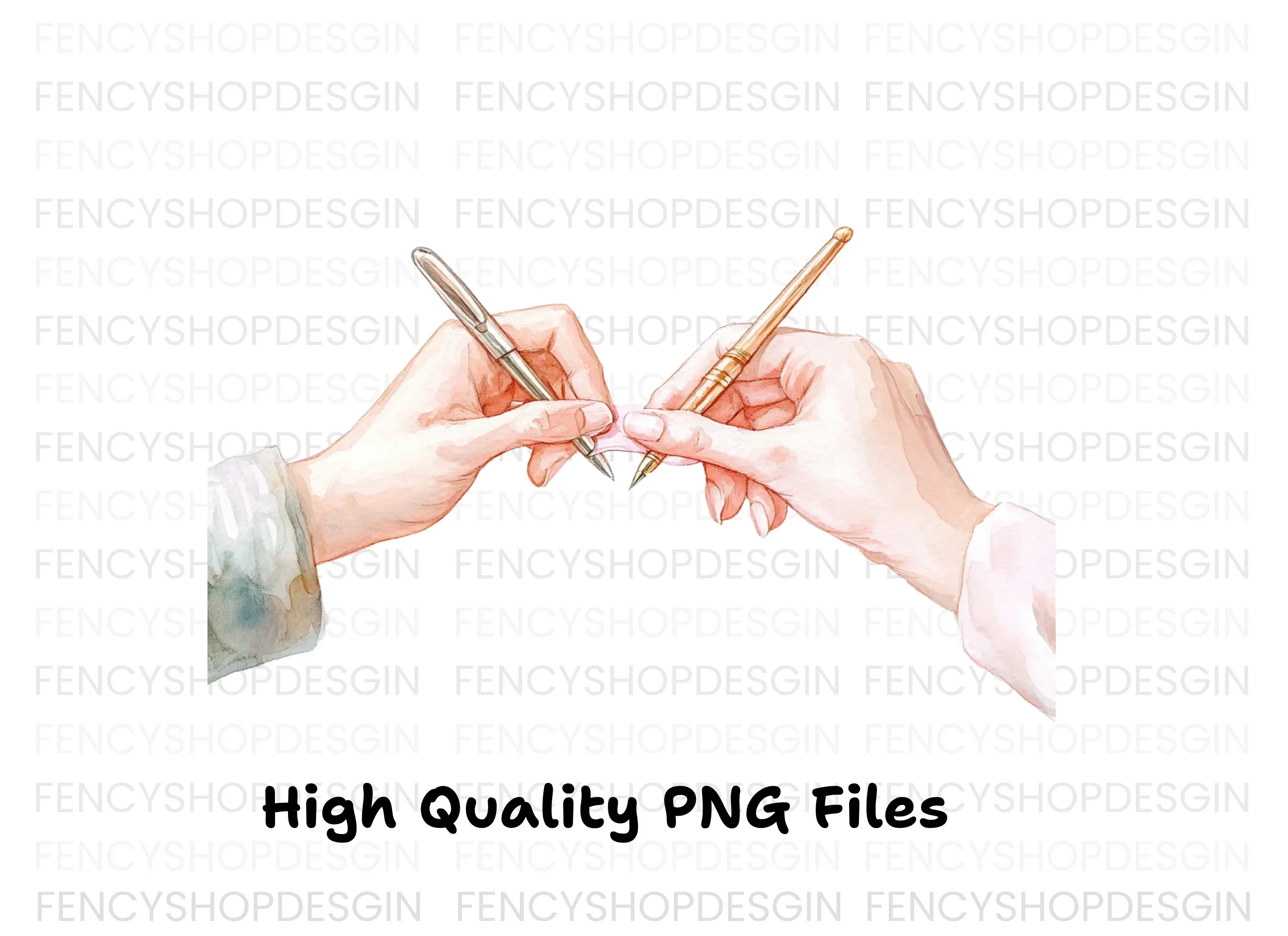 Hands Writing Clipart Bundle - Image 2