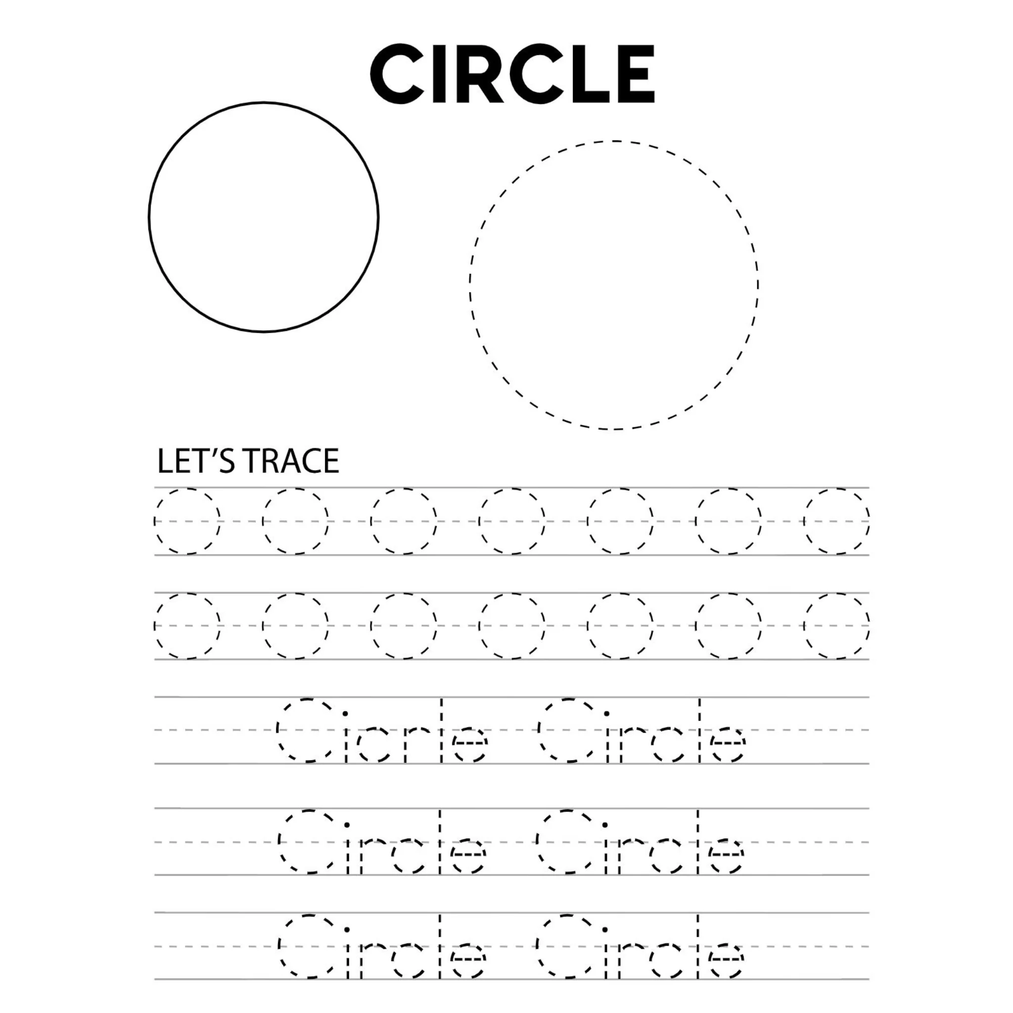 Handwriting and Shape Tracing Practice - Image 4