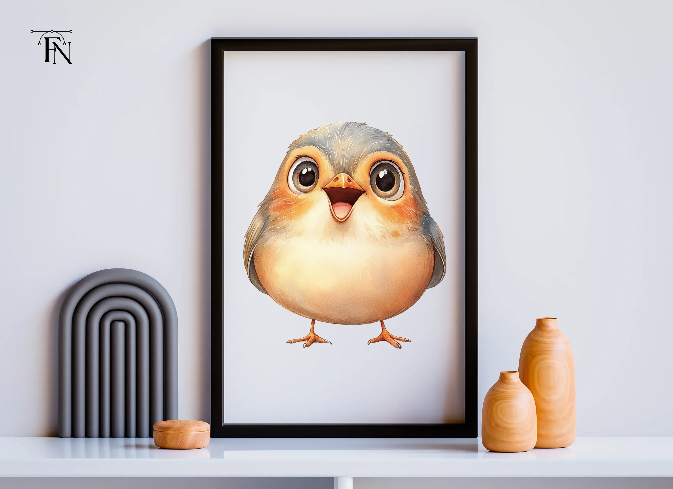 Happy Baby Bird Clipart Bundle - Image 6