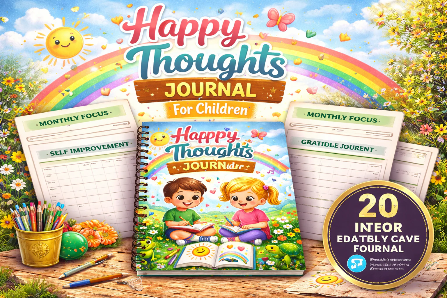 Happy Thoughts for Children Journal