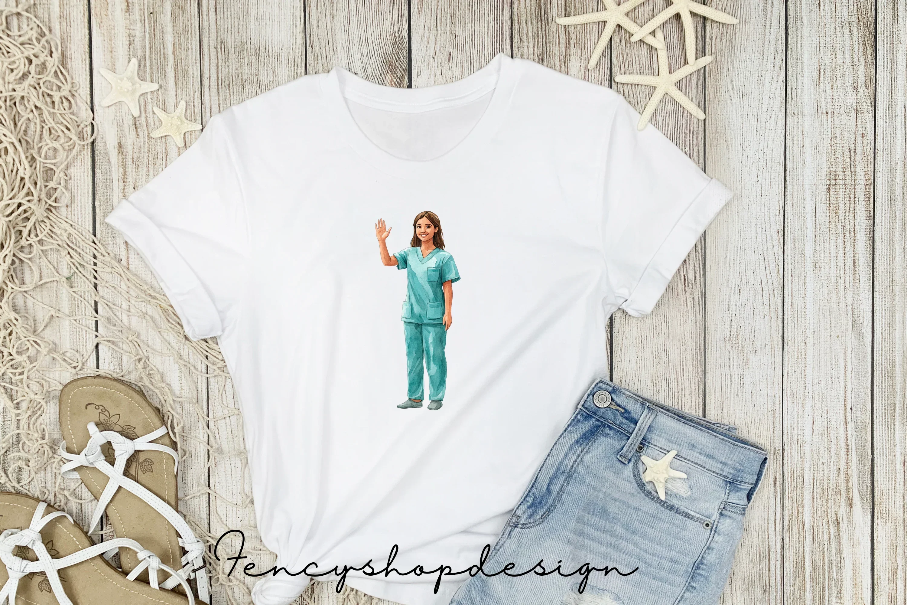 Healthcare Nurse Professional Clipart Bundle - Image 5