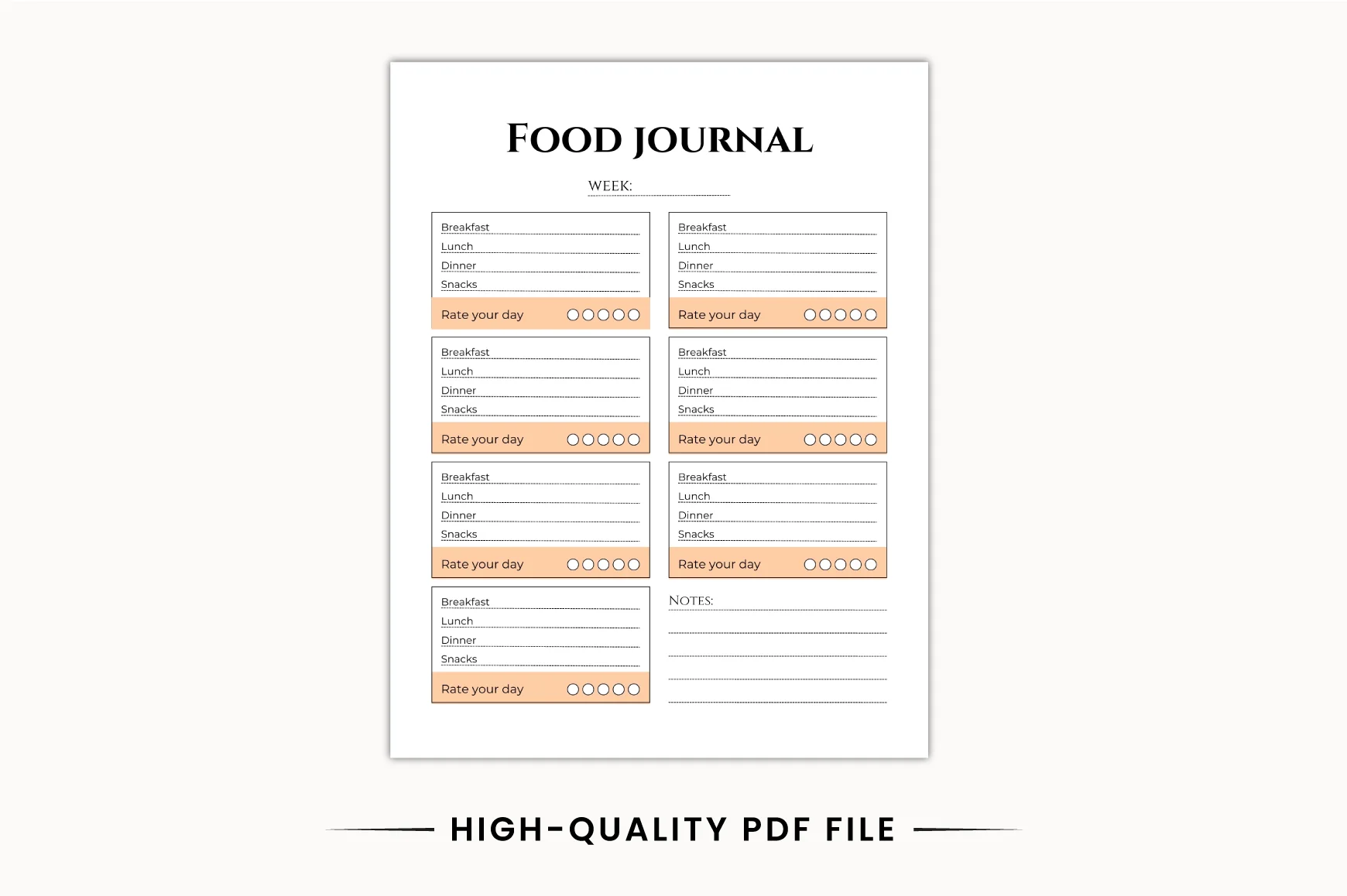 Healthy Eating Journal - Image 3