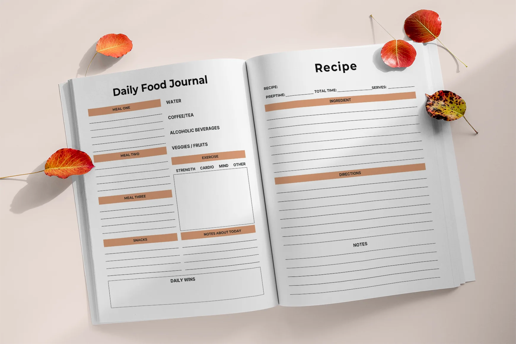 Healthy Eating Wellness Food Journal - Image 3